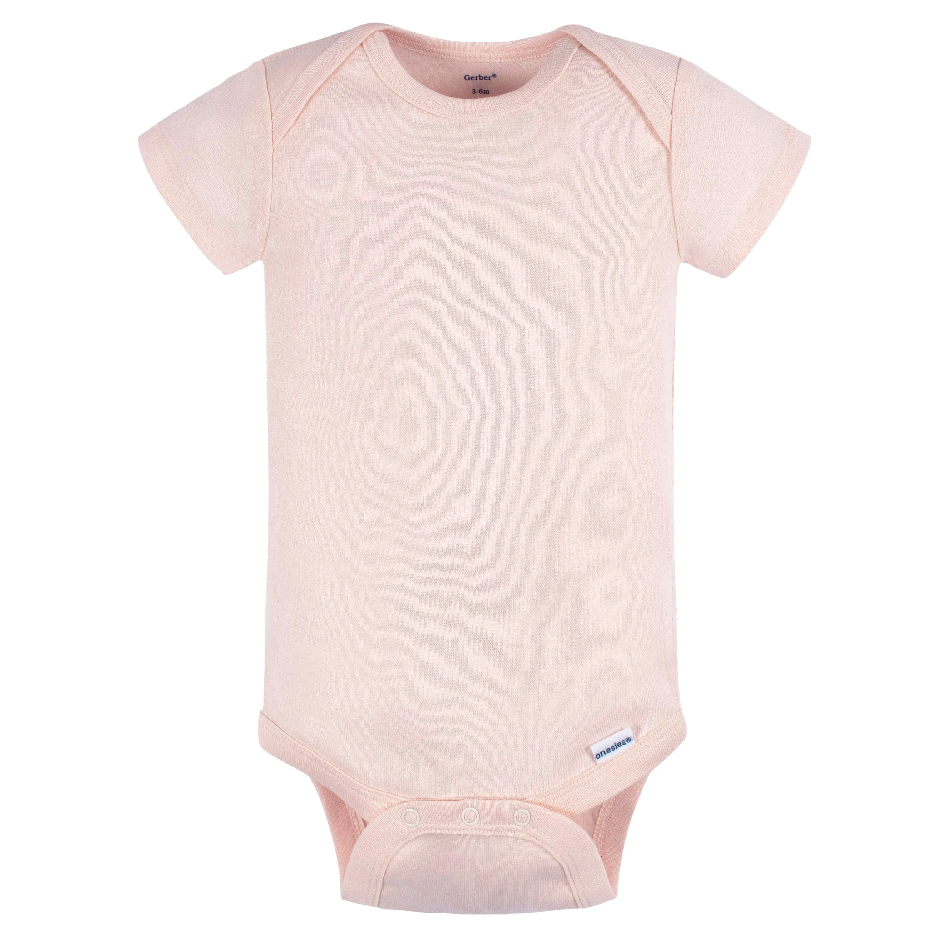5-Pack Baby Neutral Blue/ Pink Short Sleeve Onesies Bodysuits Gerber Childrenswea