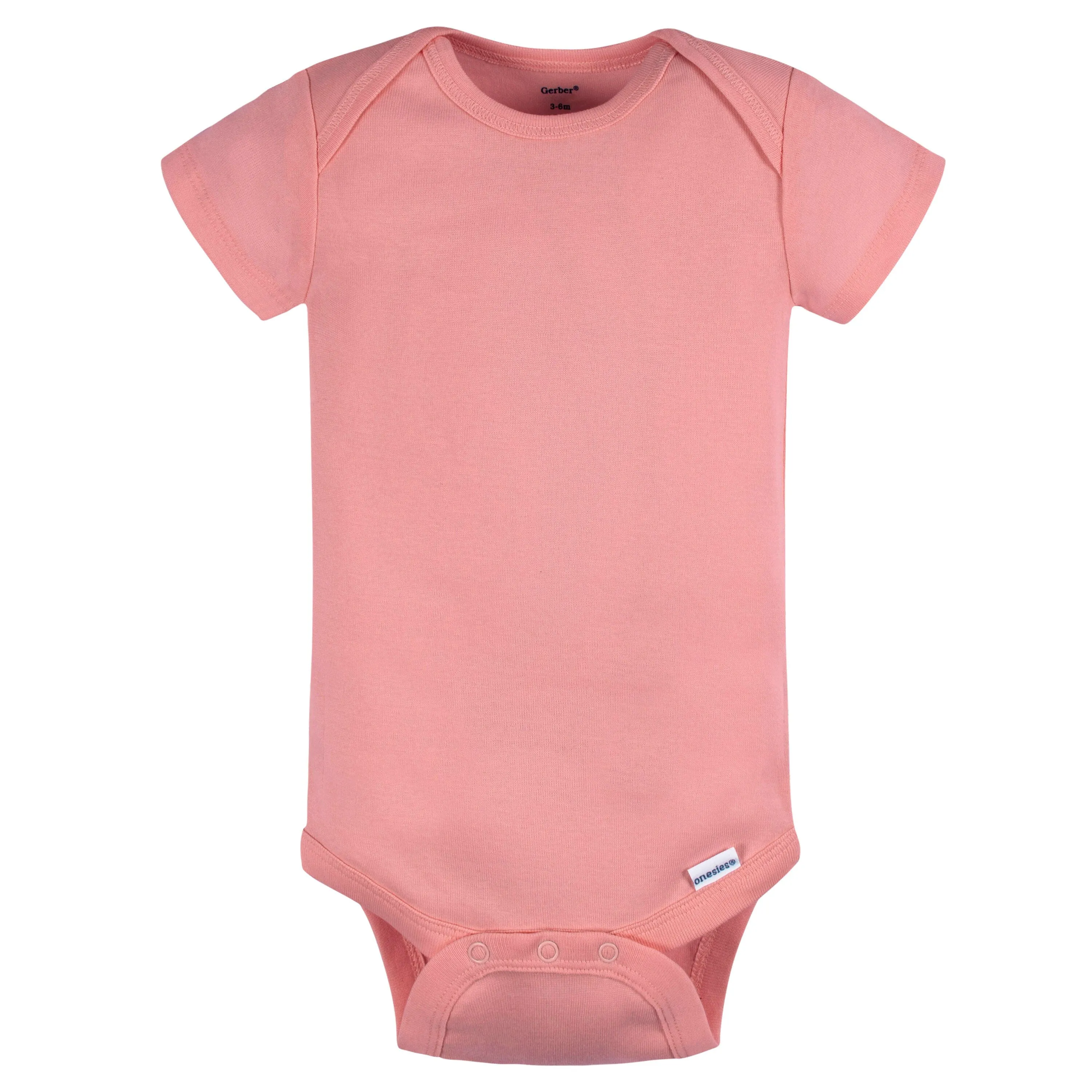 5-Pack Baby Neutral Blue/ Pink Short Sleeve Onesies Bodysuits Gerber Childrenswea