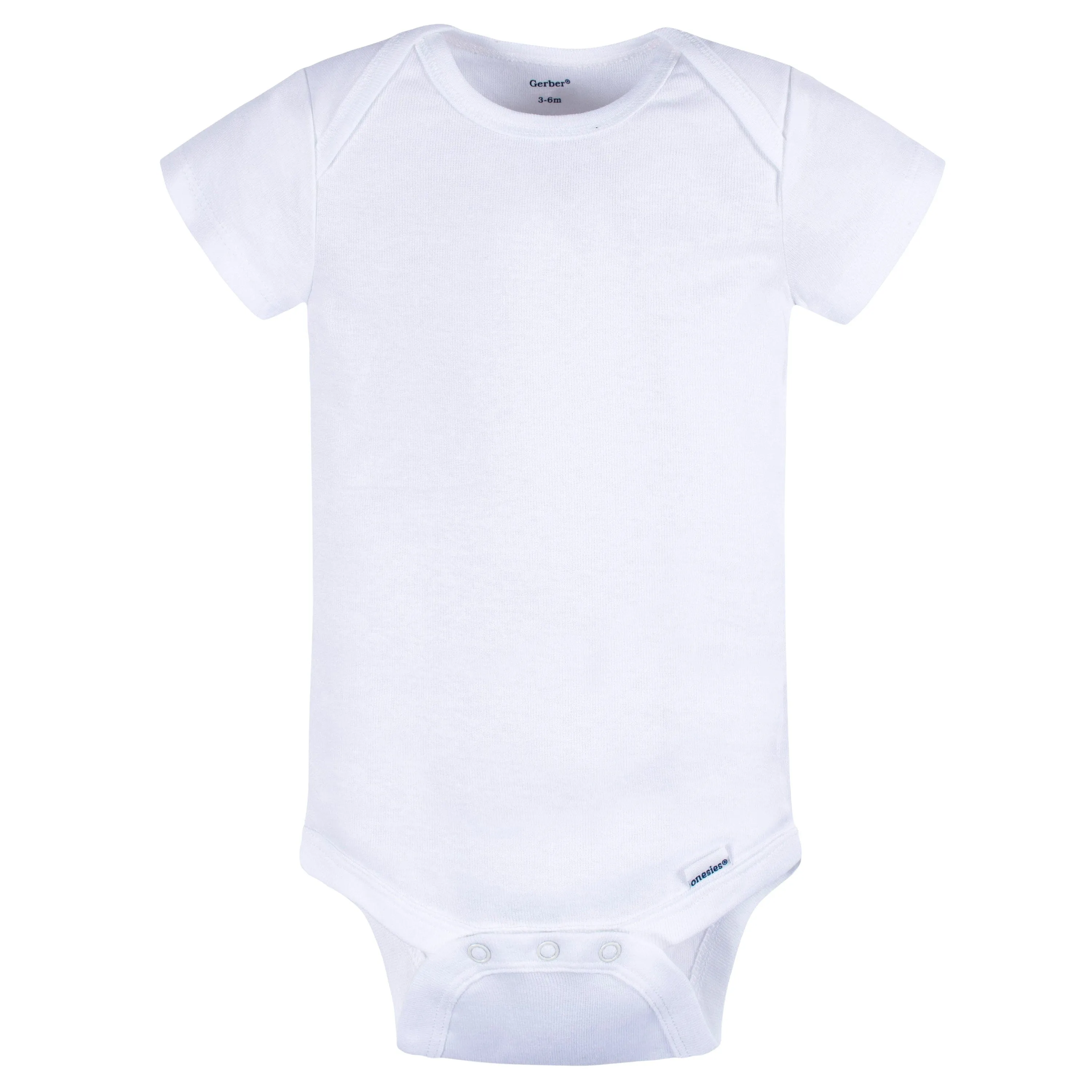 5-Pack Baby Neutral Greys Short Sleeve Onesies Bodysuits Gerber Childrenswea