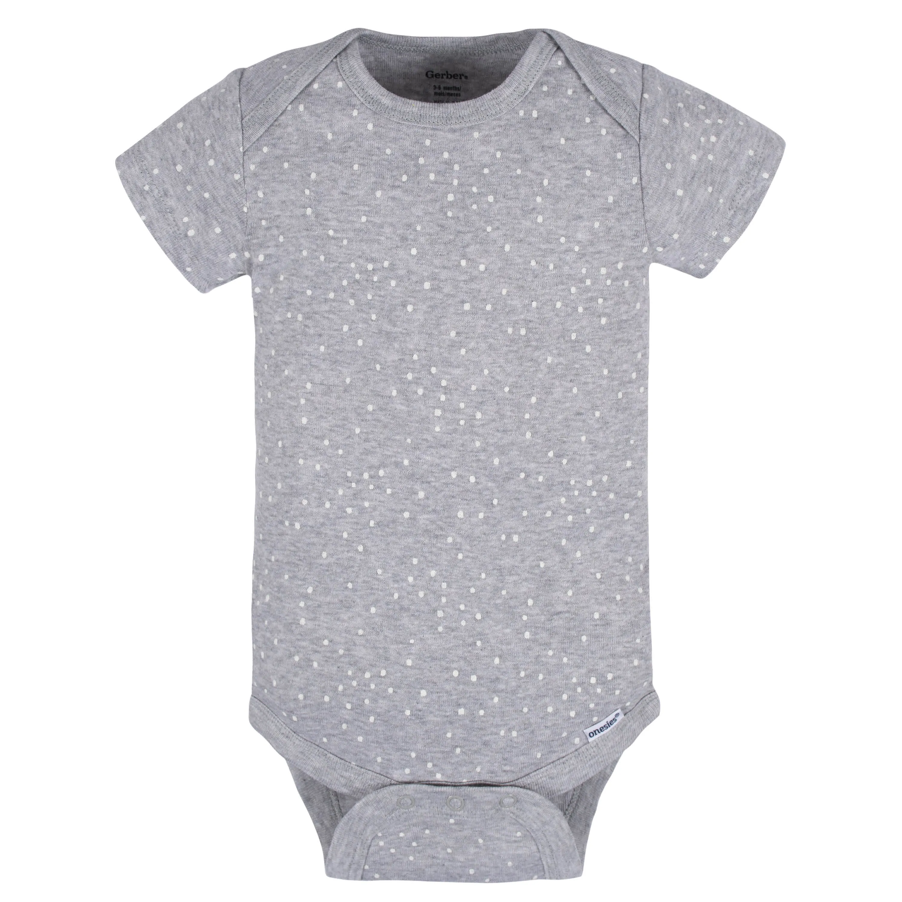 5-Pack Baby Neutral Happy Veggies Onesies Bodysuits Gerber Childrenswea