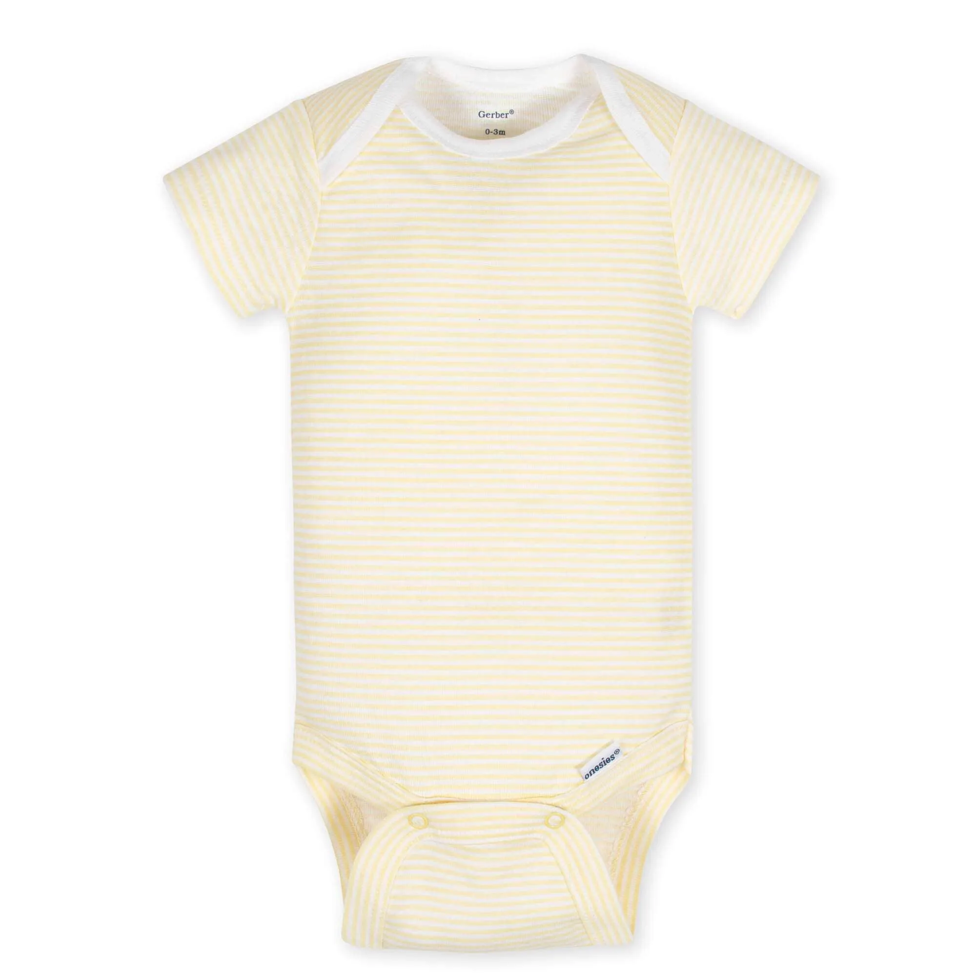 5-Pack Baby Neutral Lamb Short Sleeve Onesies Bodysuits Gerber Childrenswea