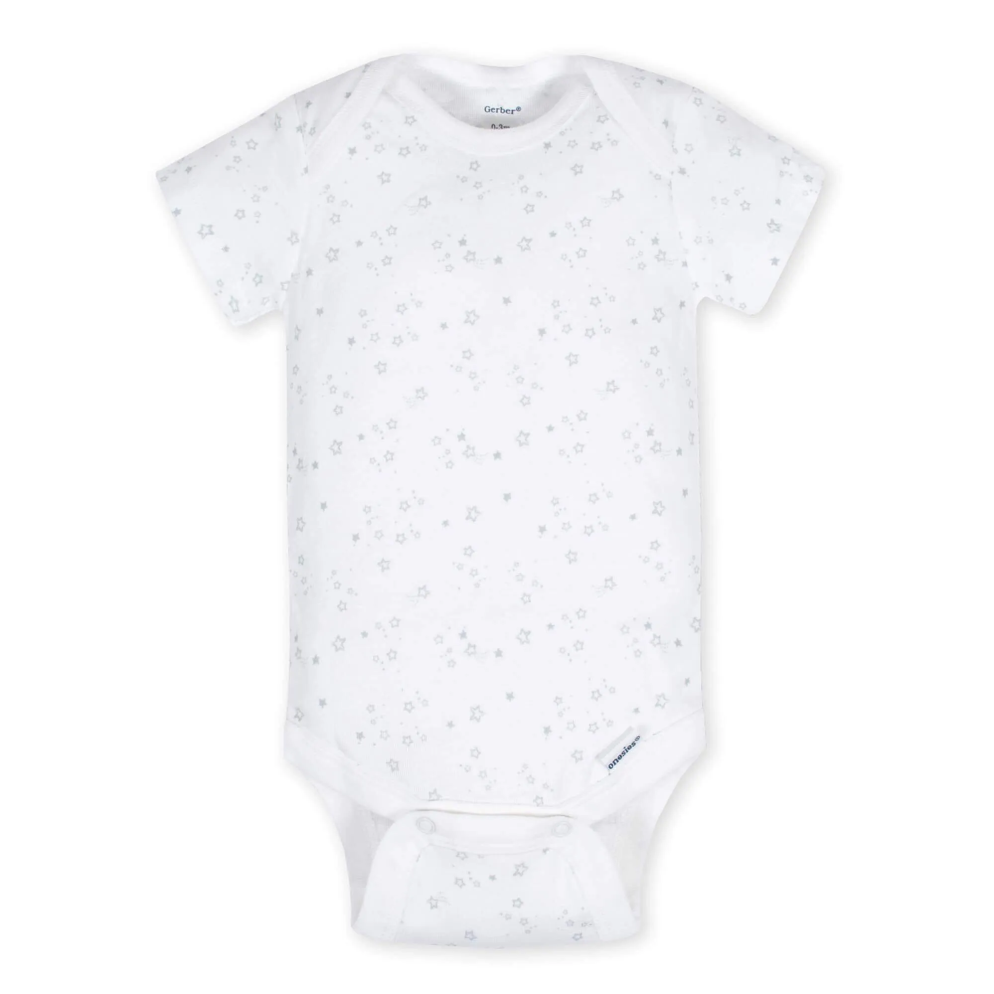 5-Pack Baby Neutral Lamb Short Sleeve Onesies Bodysuits Gerber Childrenswea