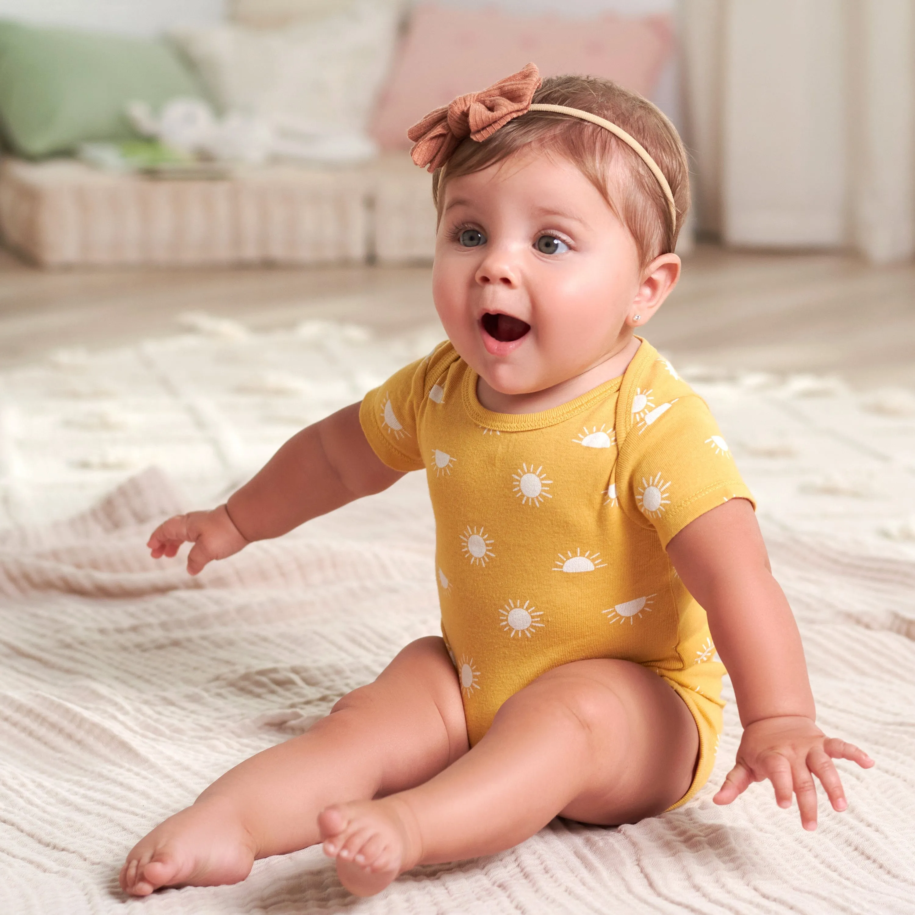5-Pack Baby Neutral Southwest Onesies Bodysuits Gerber Childrenswea