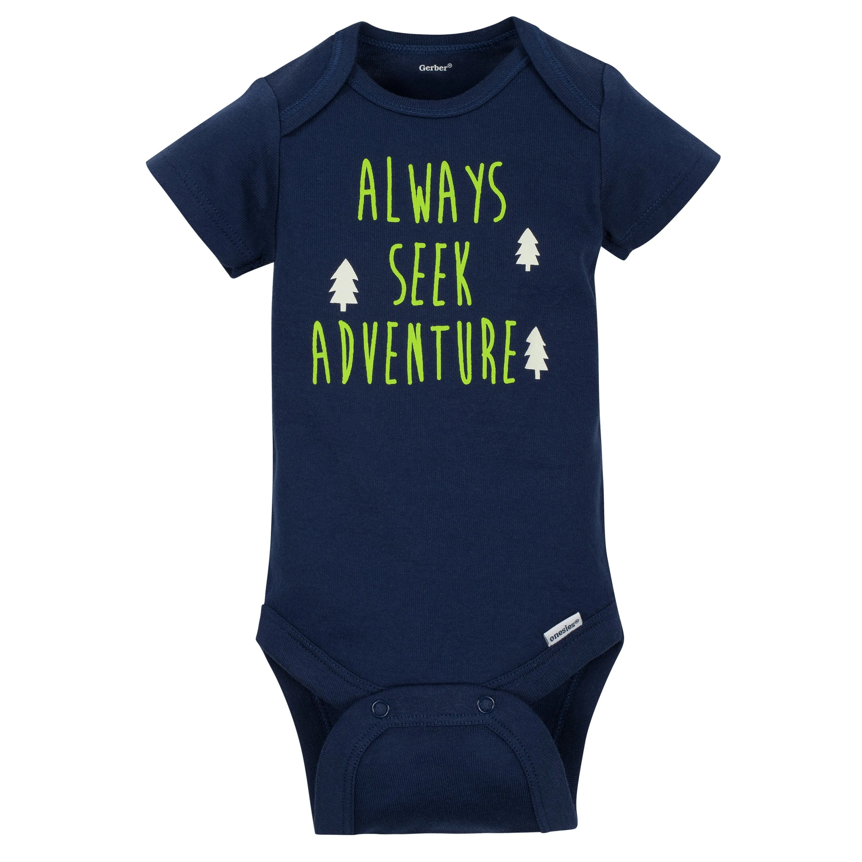 5-Pack Boys Hedgehog Short Sleeve Onesies Bodysuits Gerber Childrenswea