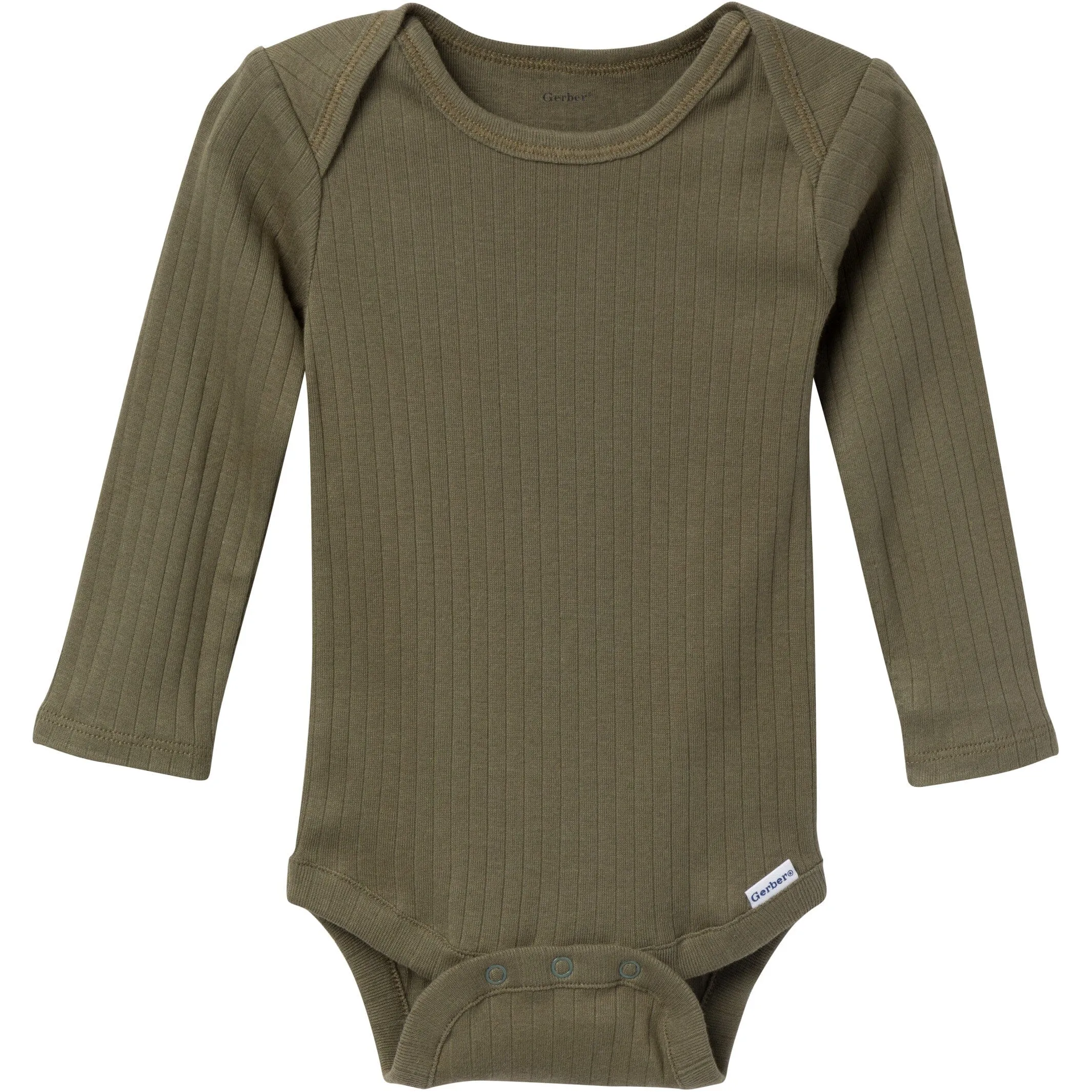 6-Pack Baby Boys Blue Plaid Bodysuits Gerber Childrenswea