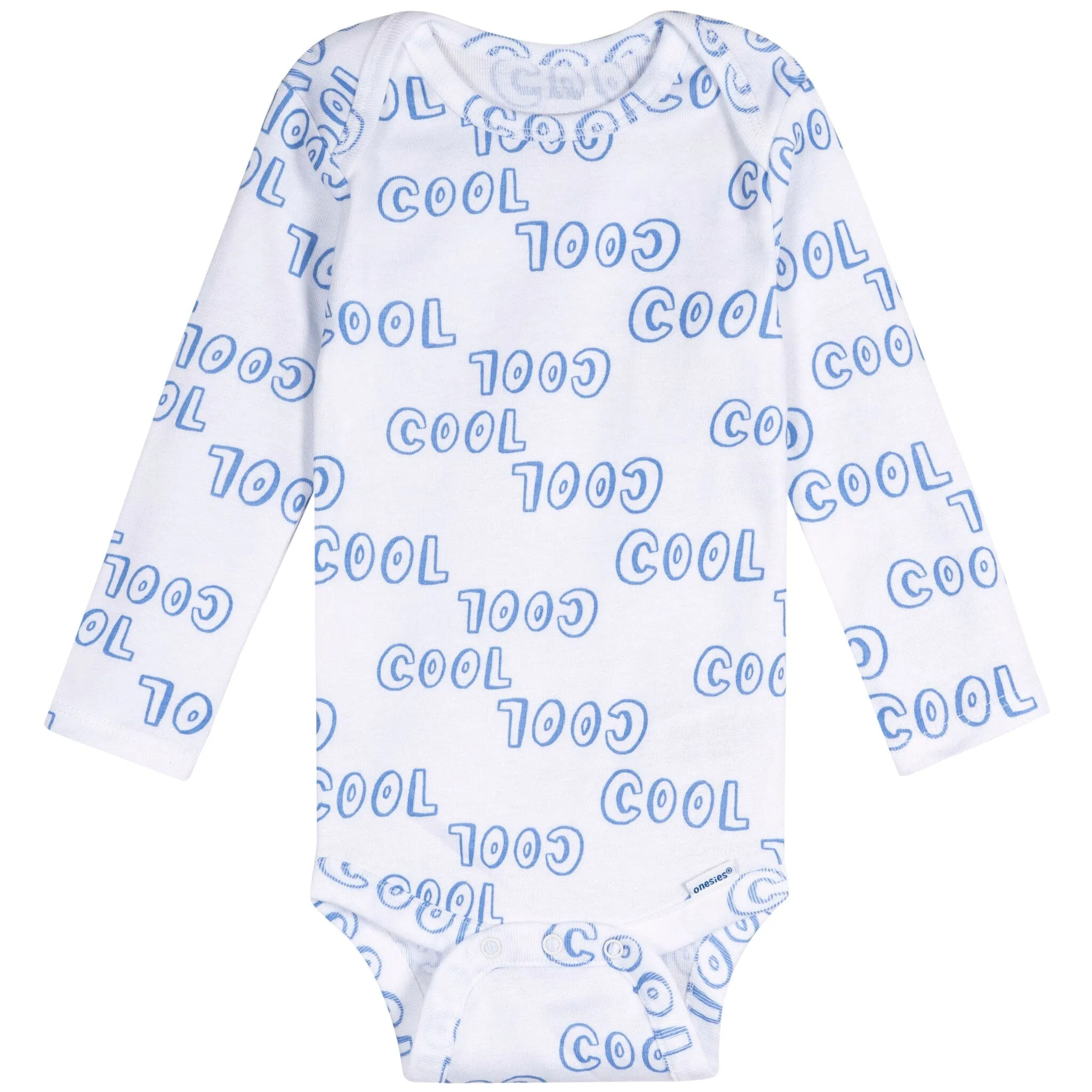 6-Pack Baby Boys Dinos Long Sleeve Onesies Bodysuits Gerber Childrenswea