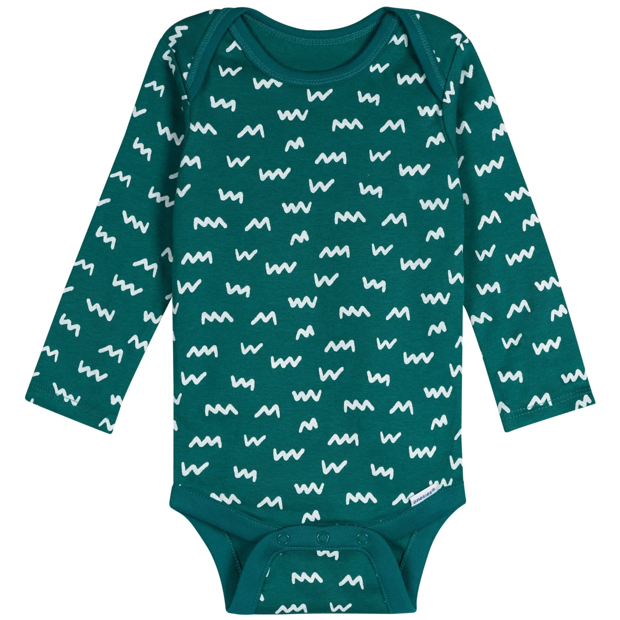 6-Pack Baby Boys Dinos Long Sleeve Onesies Bodysuits Gerber Childrenswea