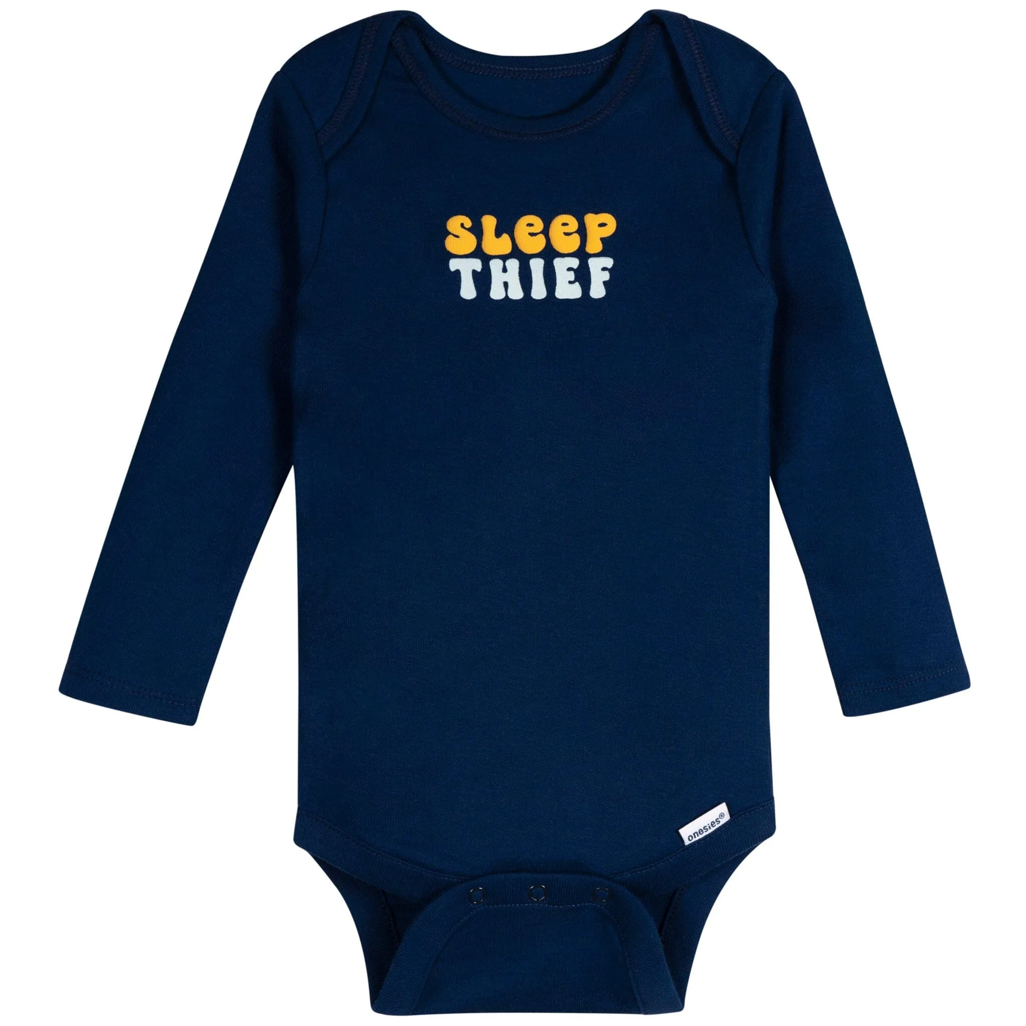 6-Pack Baby Boys Food Long Sleeve Onesies Bodysuits Gerber Childrenswea
