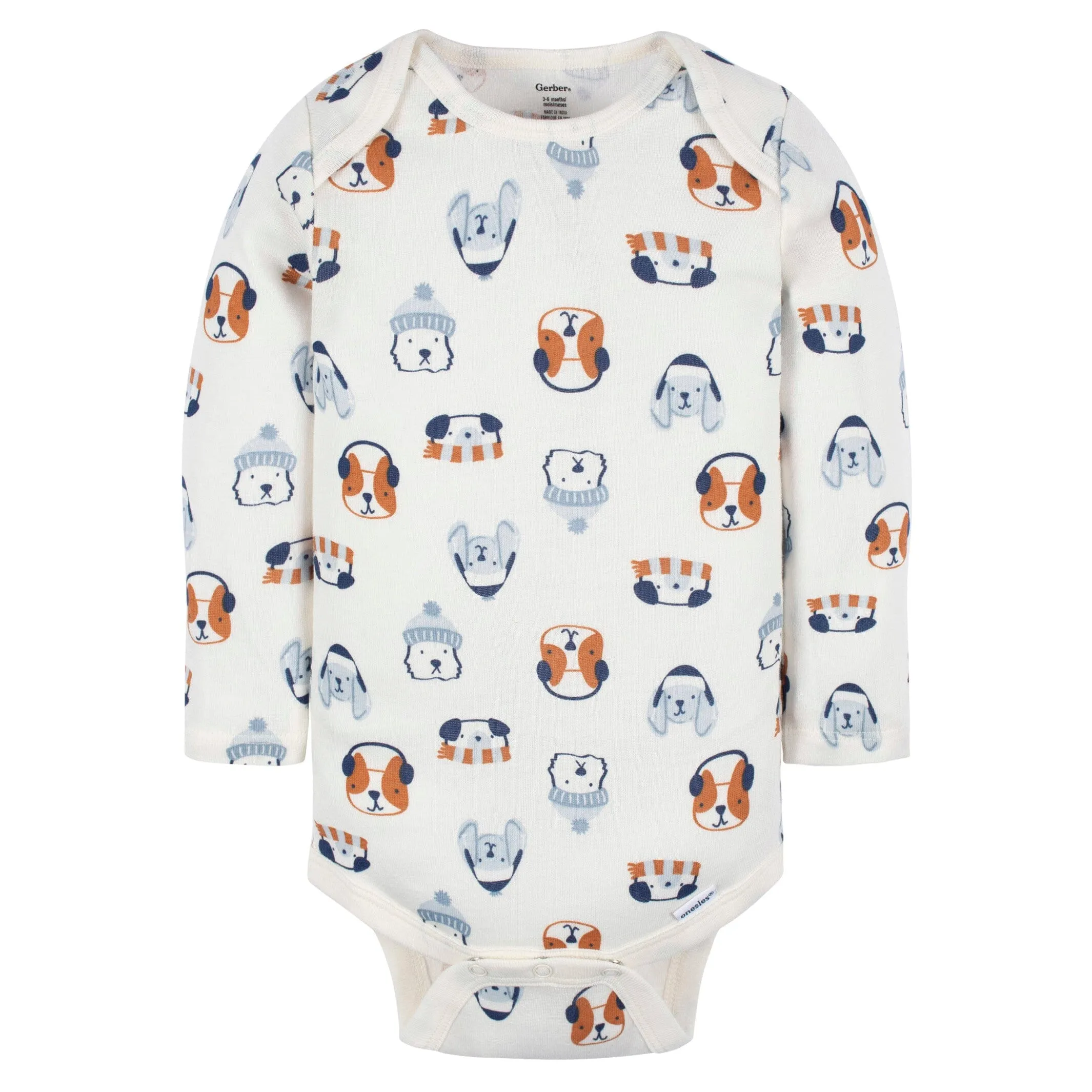 6-Pack Baby Boys Snow Much Fun Onesies Bodysuits Gerber Childrenswea