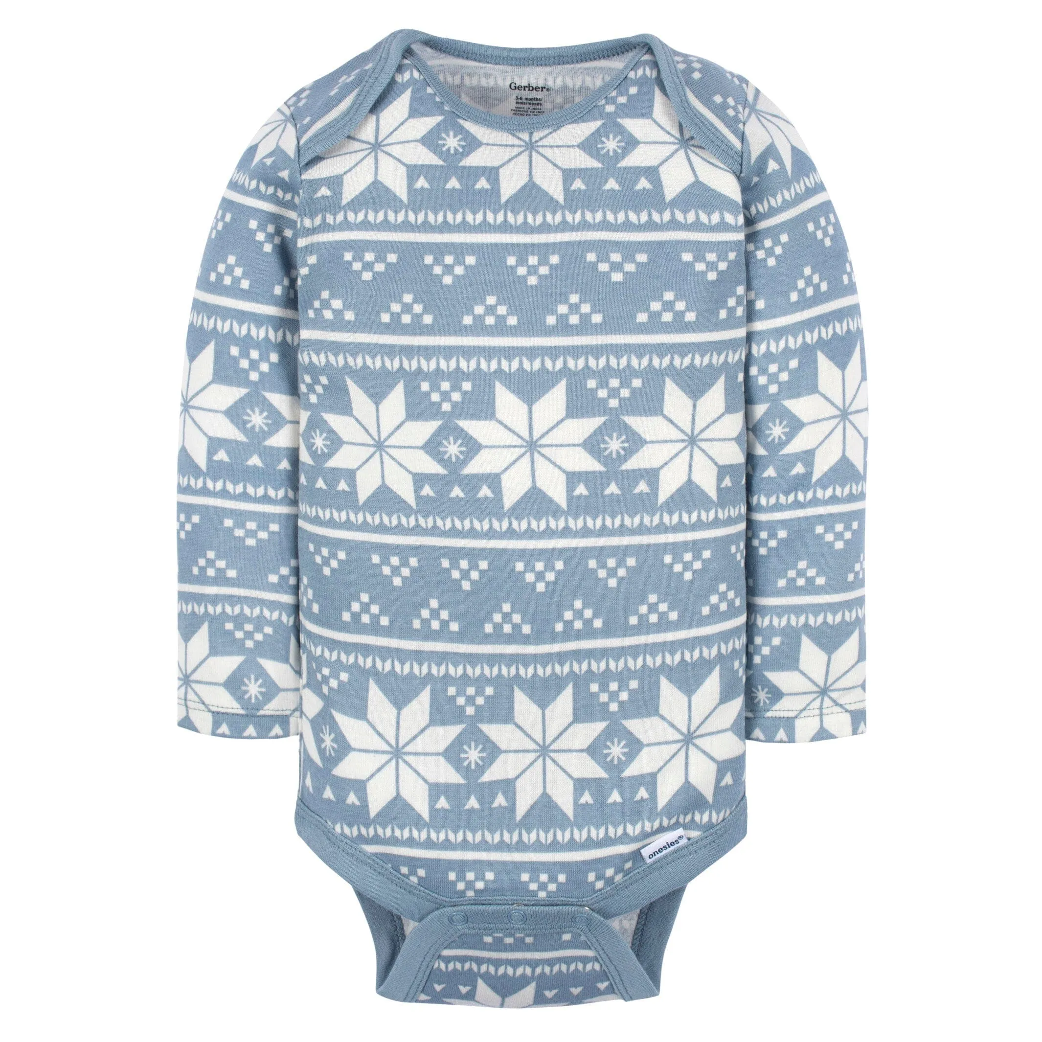 6-Pack Baby Boys Snow Much Fun Onesies Bodysuits Gerber Childrenswea