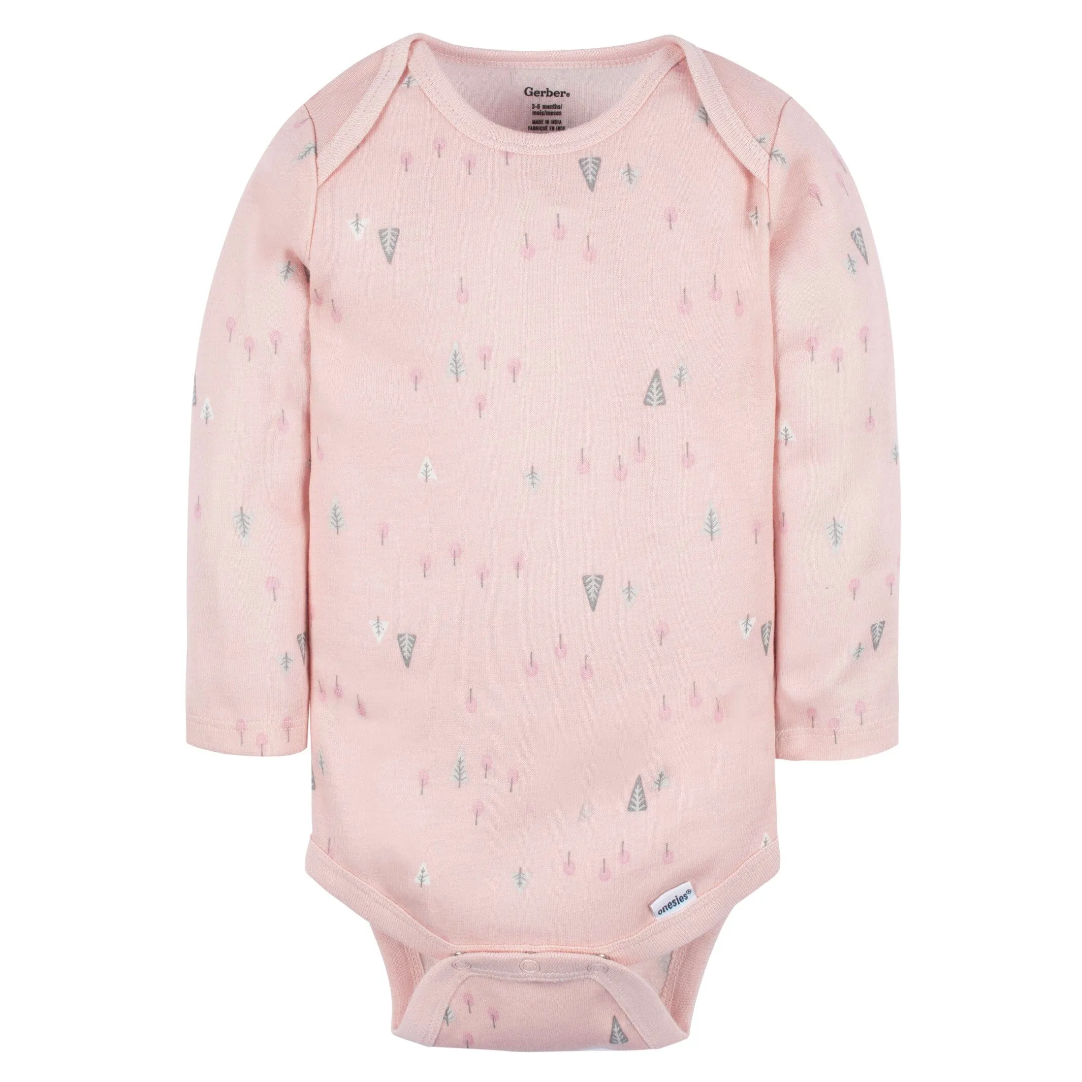 6-Pack Baby Girls Home Onesies Bodysuits Gerber Childrenswea
