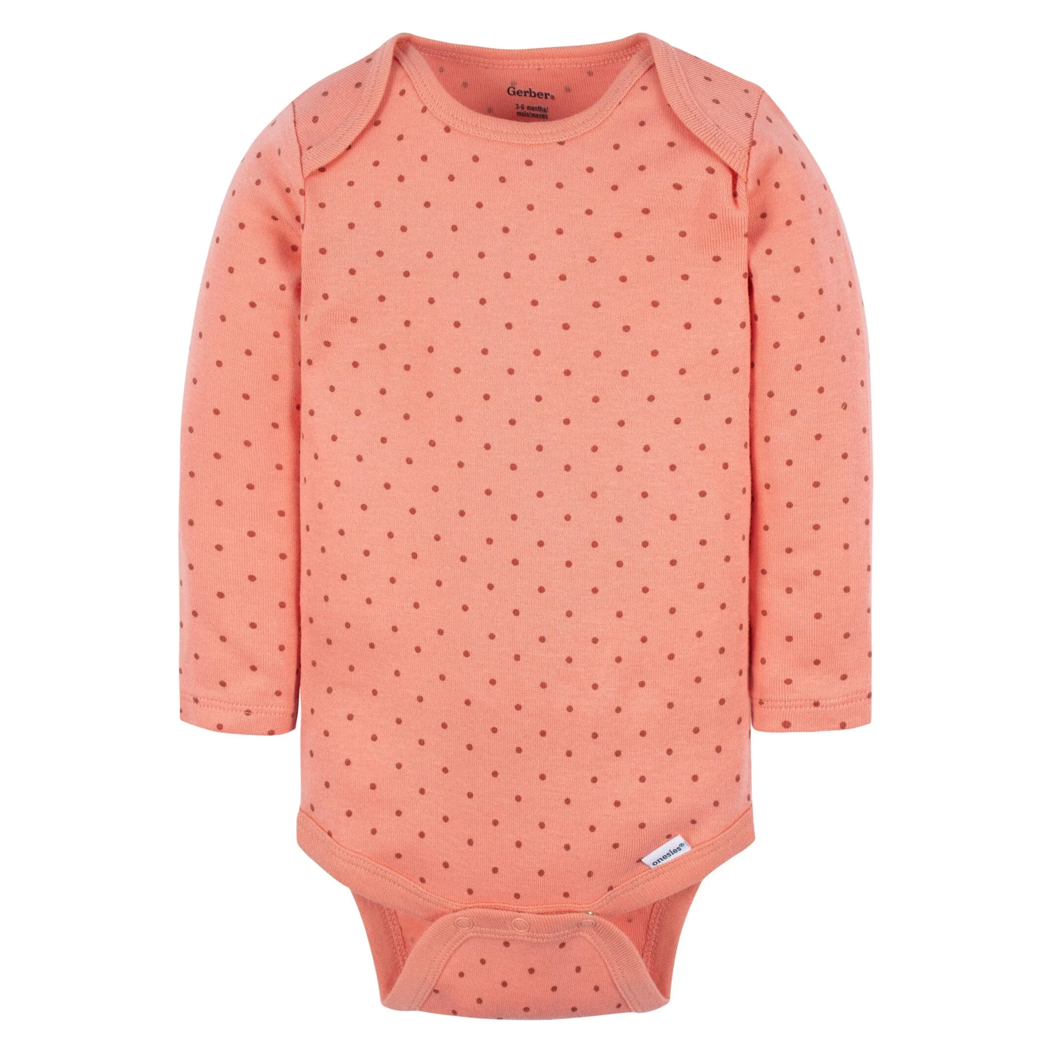 6-Pack Baby Girls Leaves Onesies Bodysuits Gerber Childrenswea