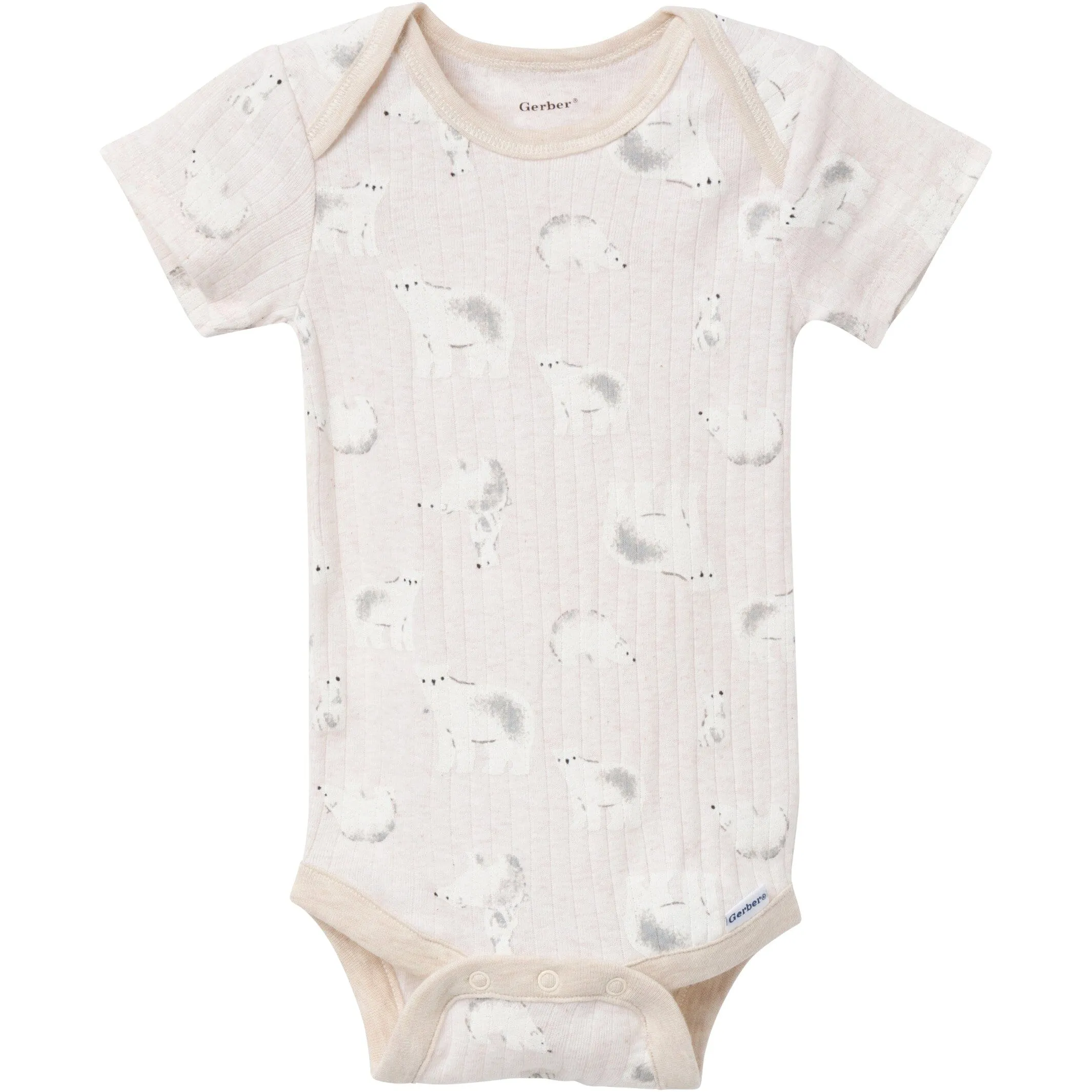 6-Pack Baby Neutral Polar Bear Bodysuits Gerber Childrenswea