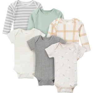 6-Pack Baby Neutral Polar Bear Bodysuits Gerber Childrenswea