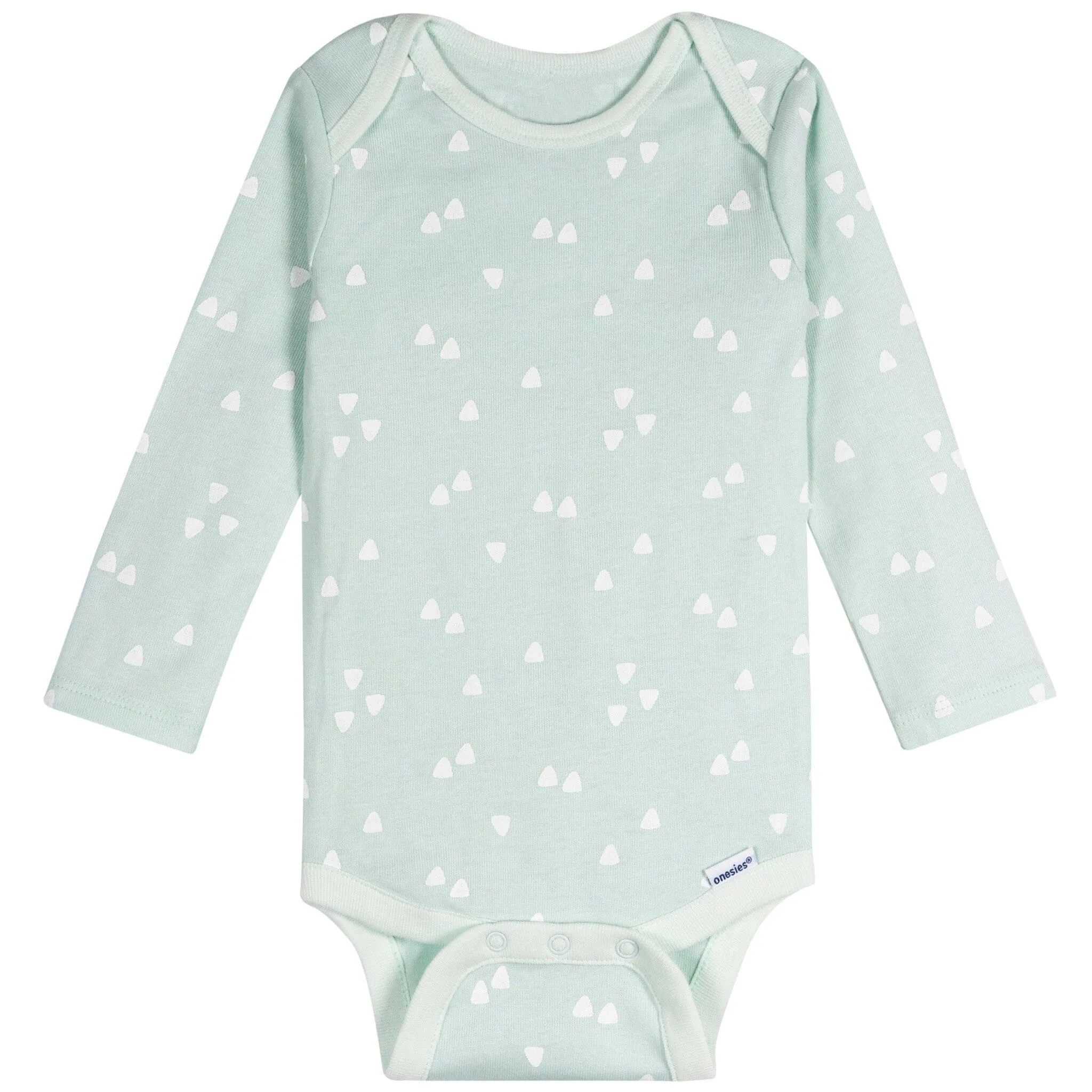 6-Pack Baby Neutral Pretzels Long Sleeve Onesies Bodysuits Gerber Childrenswea