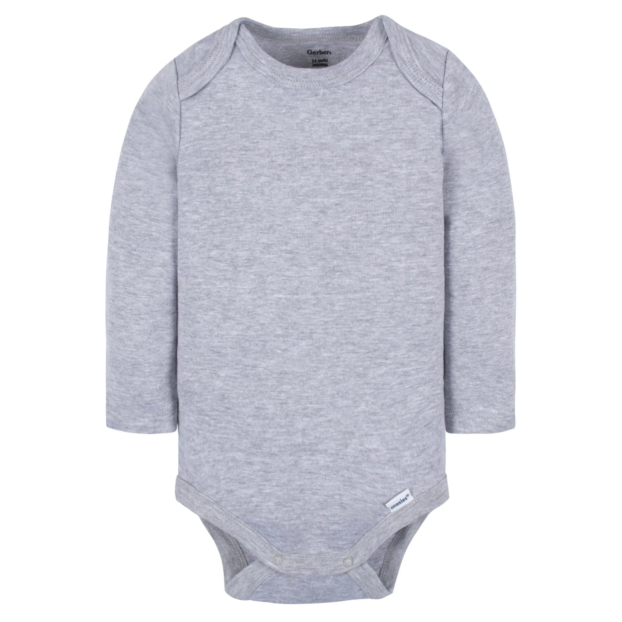 6-Pack Baby Neutral White, Gray, & Black Onesies Bodysuits Gerber Childrenswea