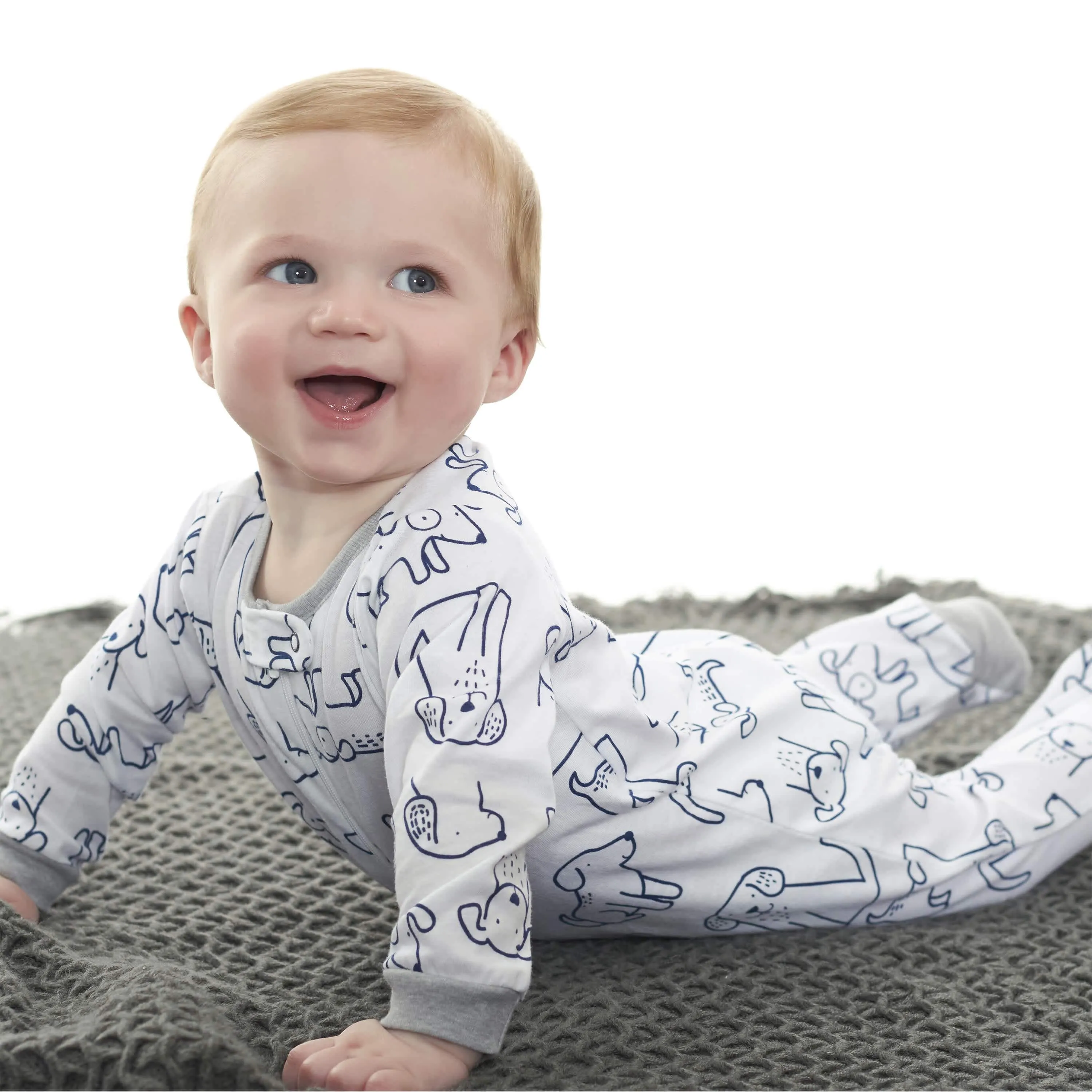 6-Piece Baby Boys Dog Onesies Brand Bodysuits & Sleep 'n Plays Set Gerber Childrenswea