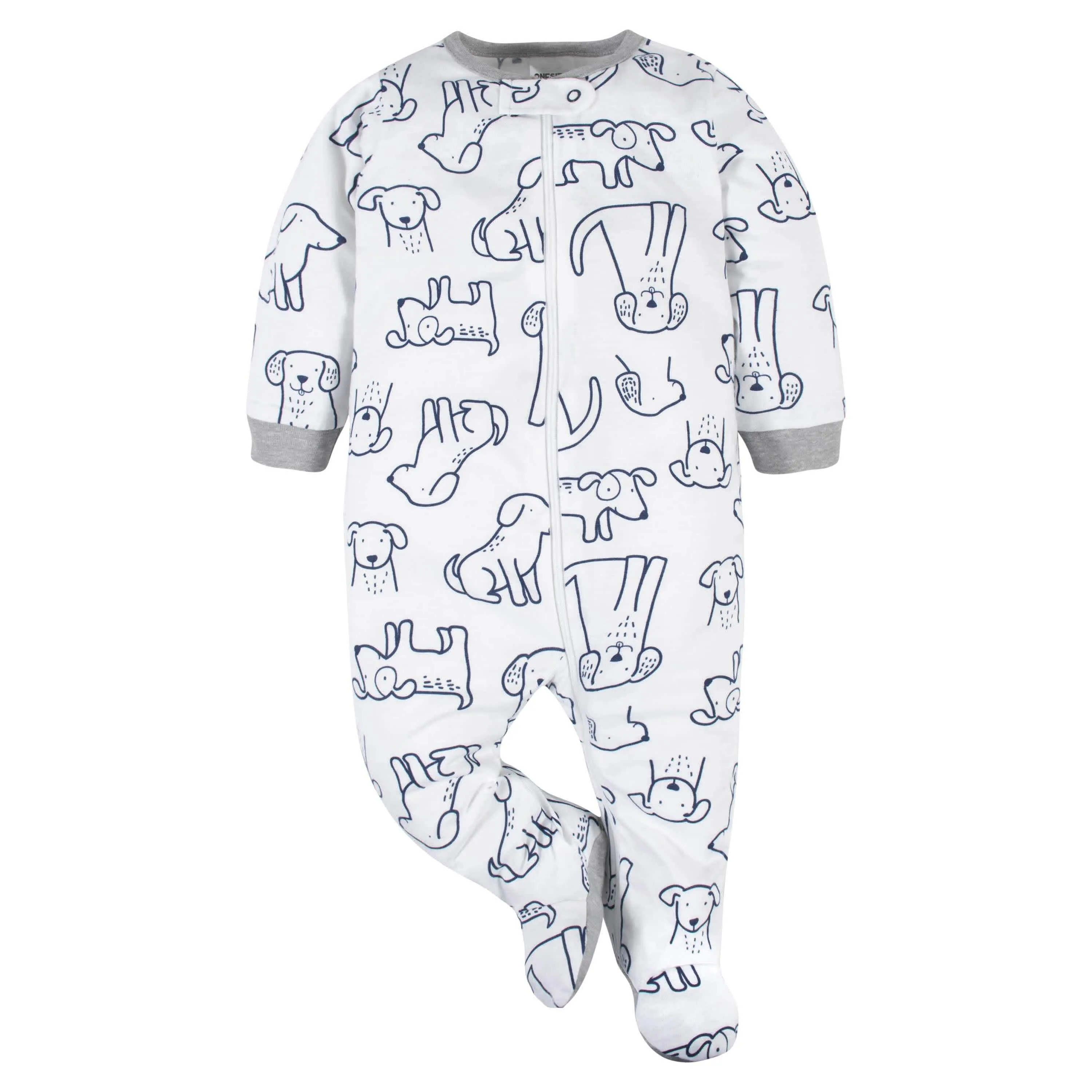 6-Piece Baby Boys Dog Onesies Brand Bodysuits & Sleep 'n Plays Set Gerber Childrenswea