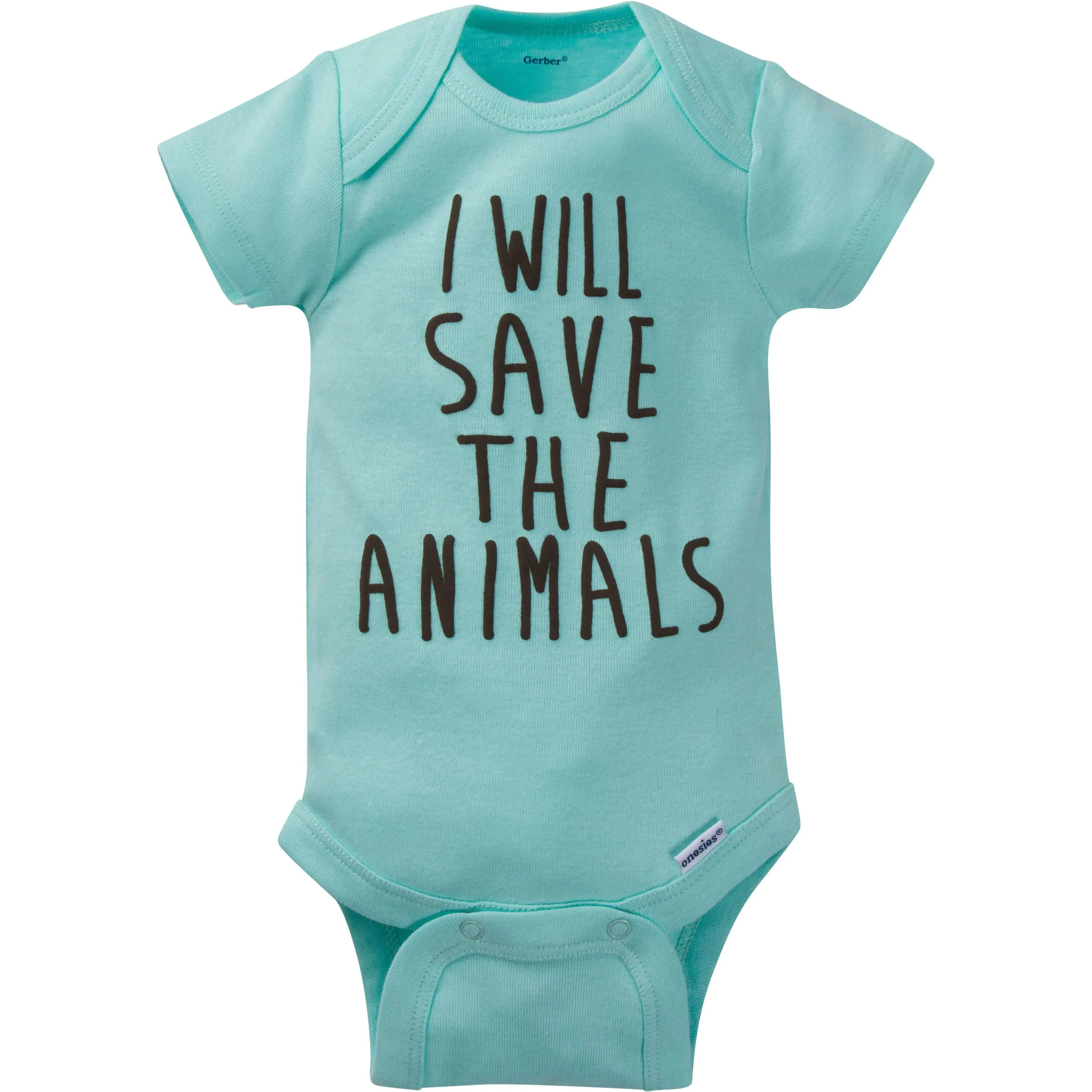 8-Pack Baby Boys Short-Sleeve Fox Onesies Bodysuits Gerber Childrenswea