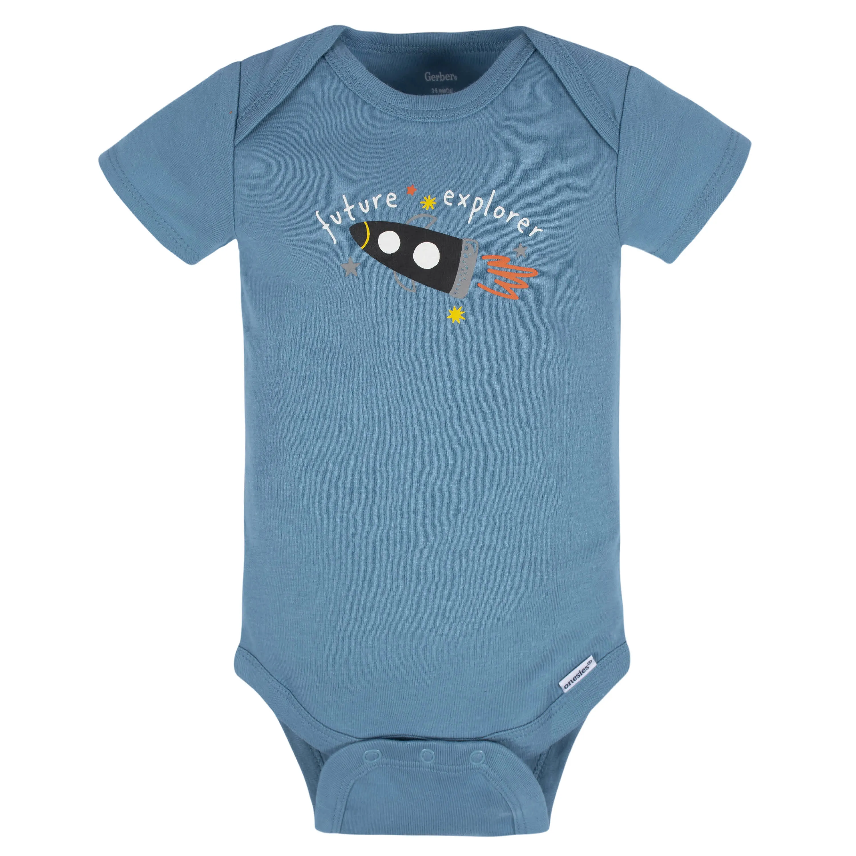 8-Pack Baby Boys Space Explorer Onesies Bodysuits Gerber Childrenswea