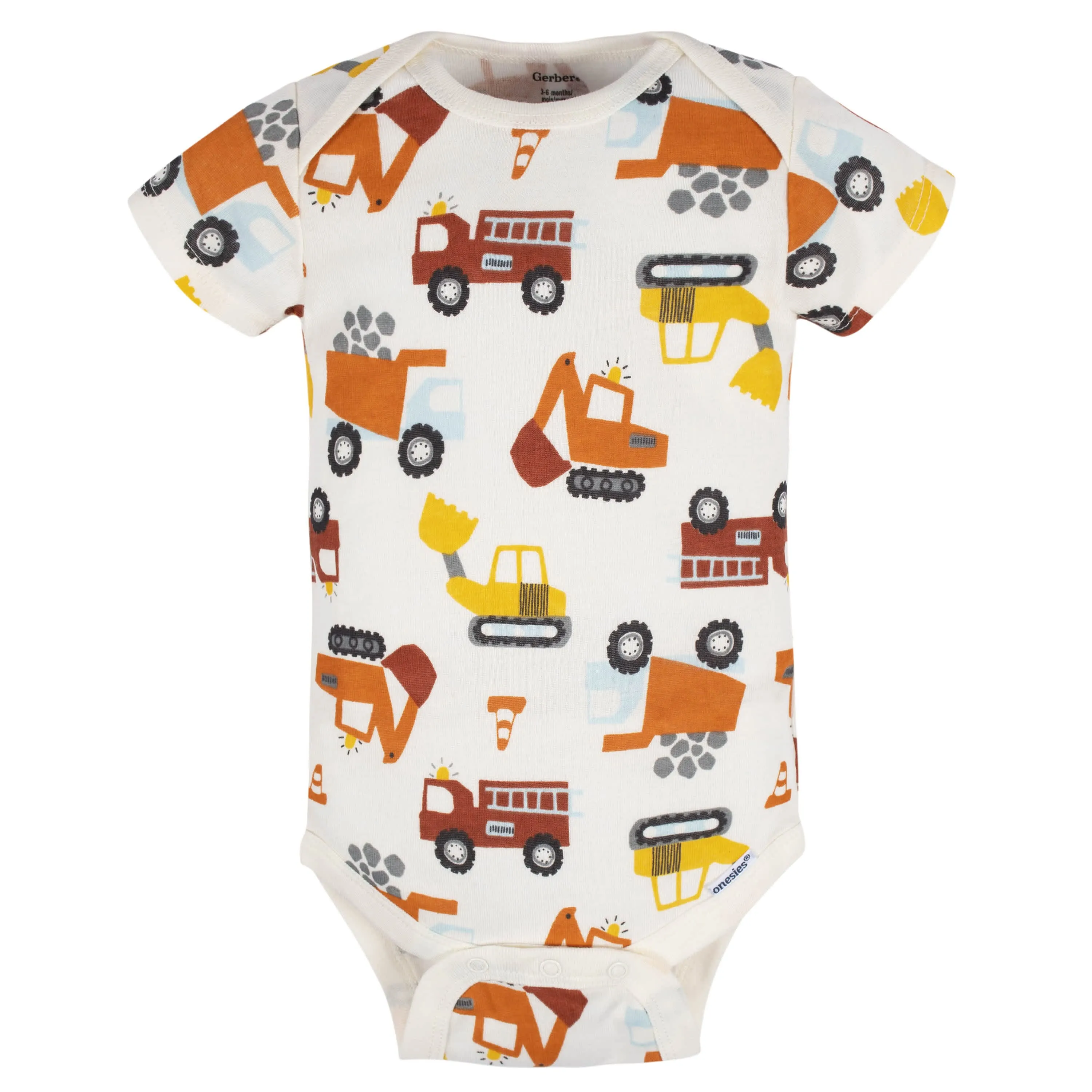 8-Pack Baby Boys Transportation Zone Onesies Bodysuits Gerber Childrenswea