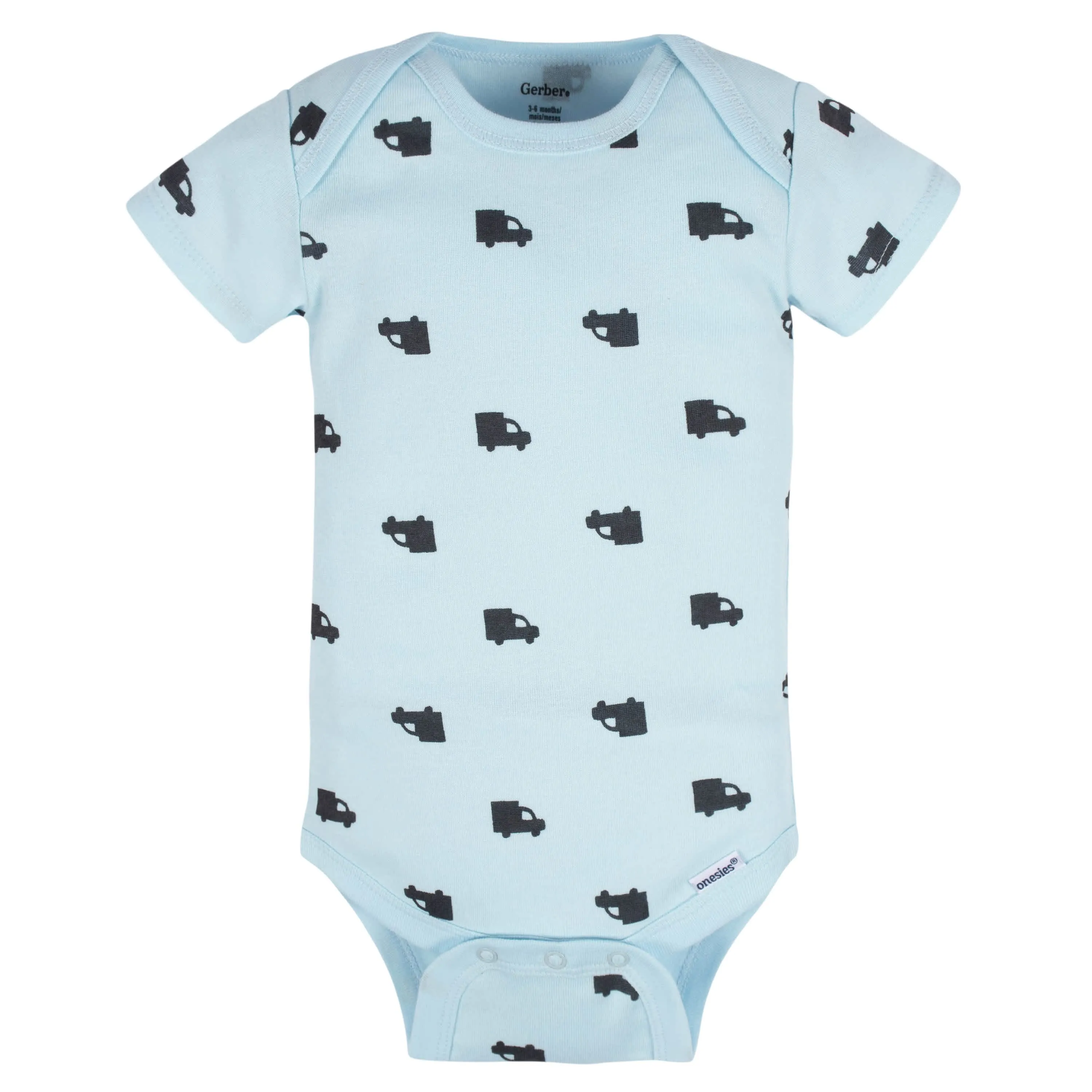 8-Pack Baby Boys Transportation Zone Onesies Bodysuits Gerber Childrenswea