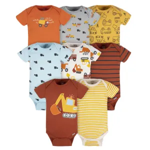 8-Pack Baby Boys Transportation Zone Onesies Bodysuits Gerber Childrenswea
