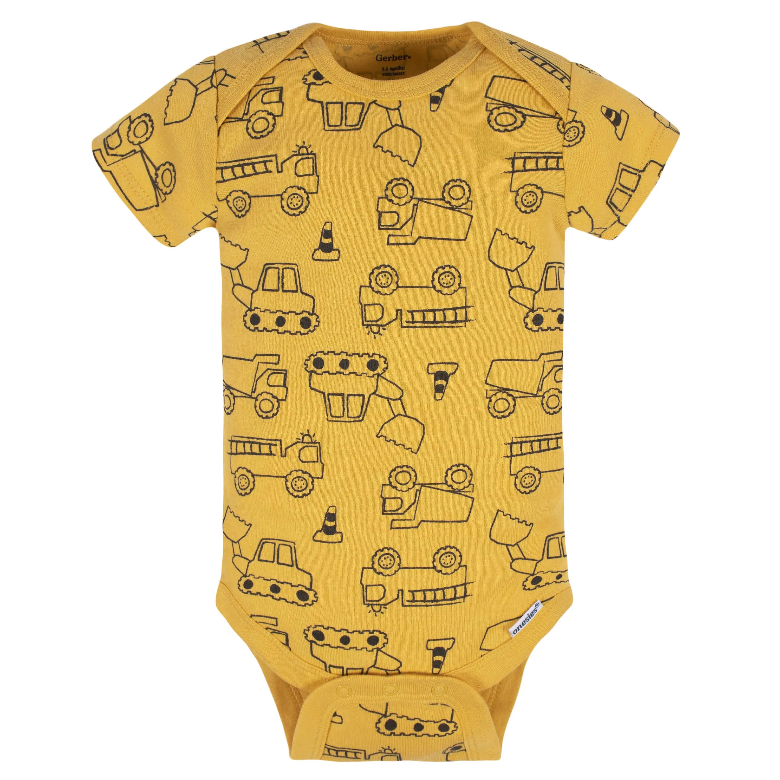 8-Pack Baby Boys Transportation Zone Onesies Bodysuits Gerber Childrenswea