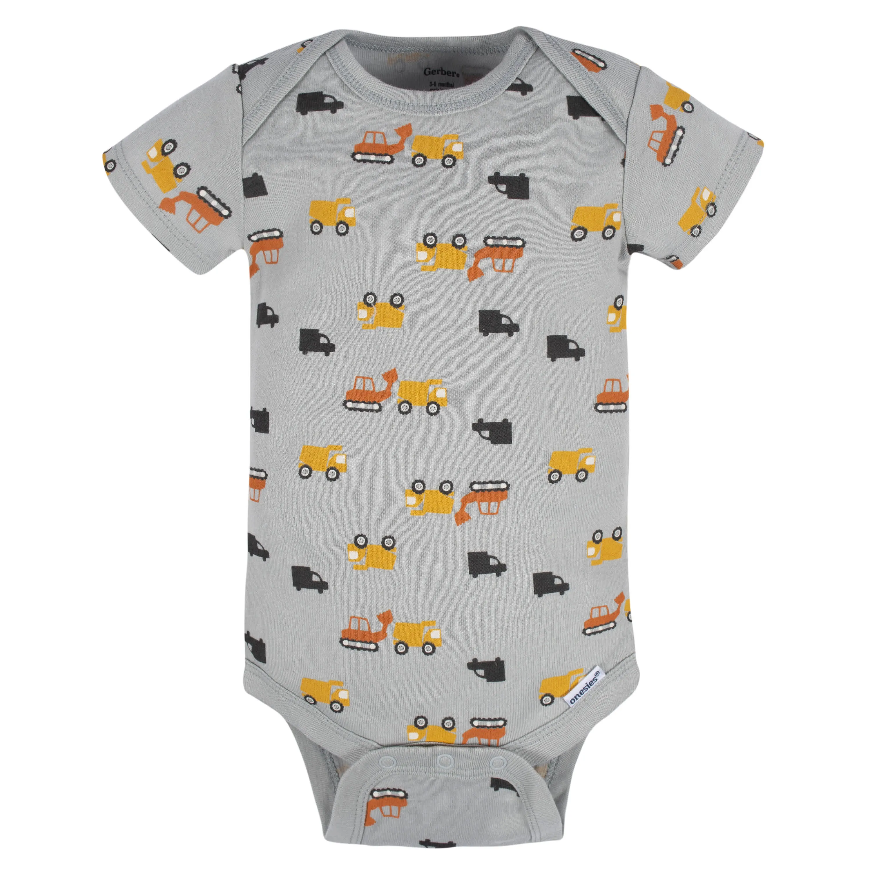 8-Pack Baby Boys Transportation Zone Onesies Bodysuits Gerber Childrenswea