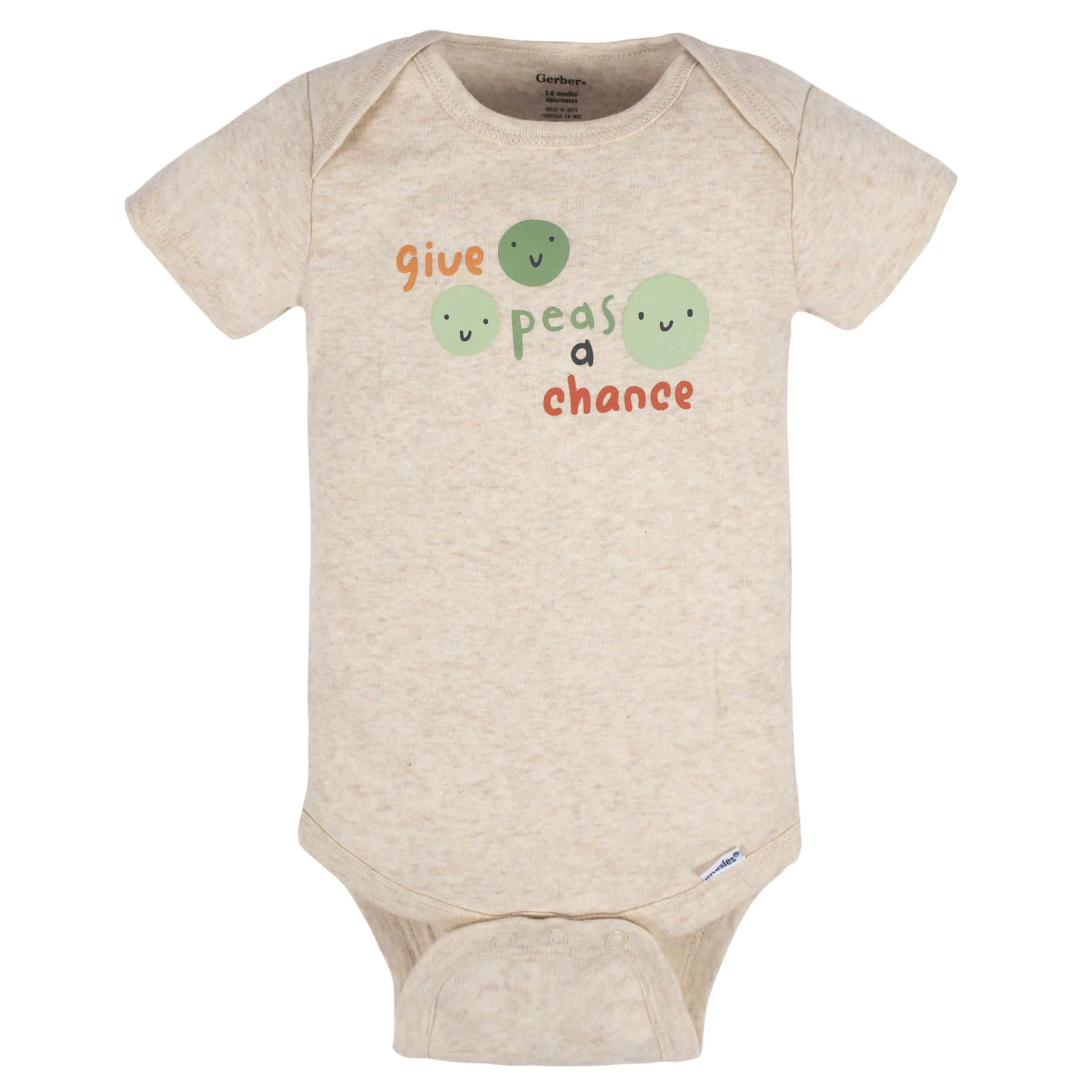 8-Pack Baby Neutral Happy Veggies Onesies Bodysuits Gerber Childrenswea