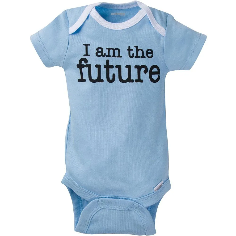 8-Pack Baby Neutral Short Sleeve Onesies Brand Bodysuits Gerber Childrenswea