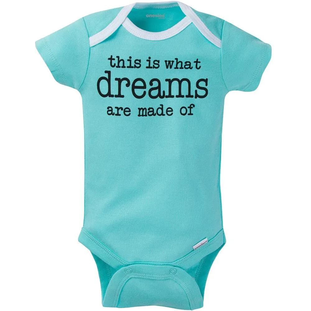 8-Pack Baby Neutral Short Sleeve Onesies Brand Bodysuits Gerber Childrenswea