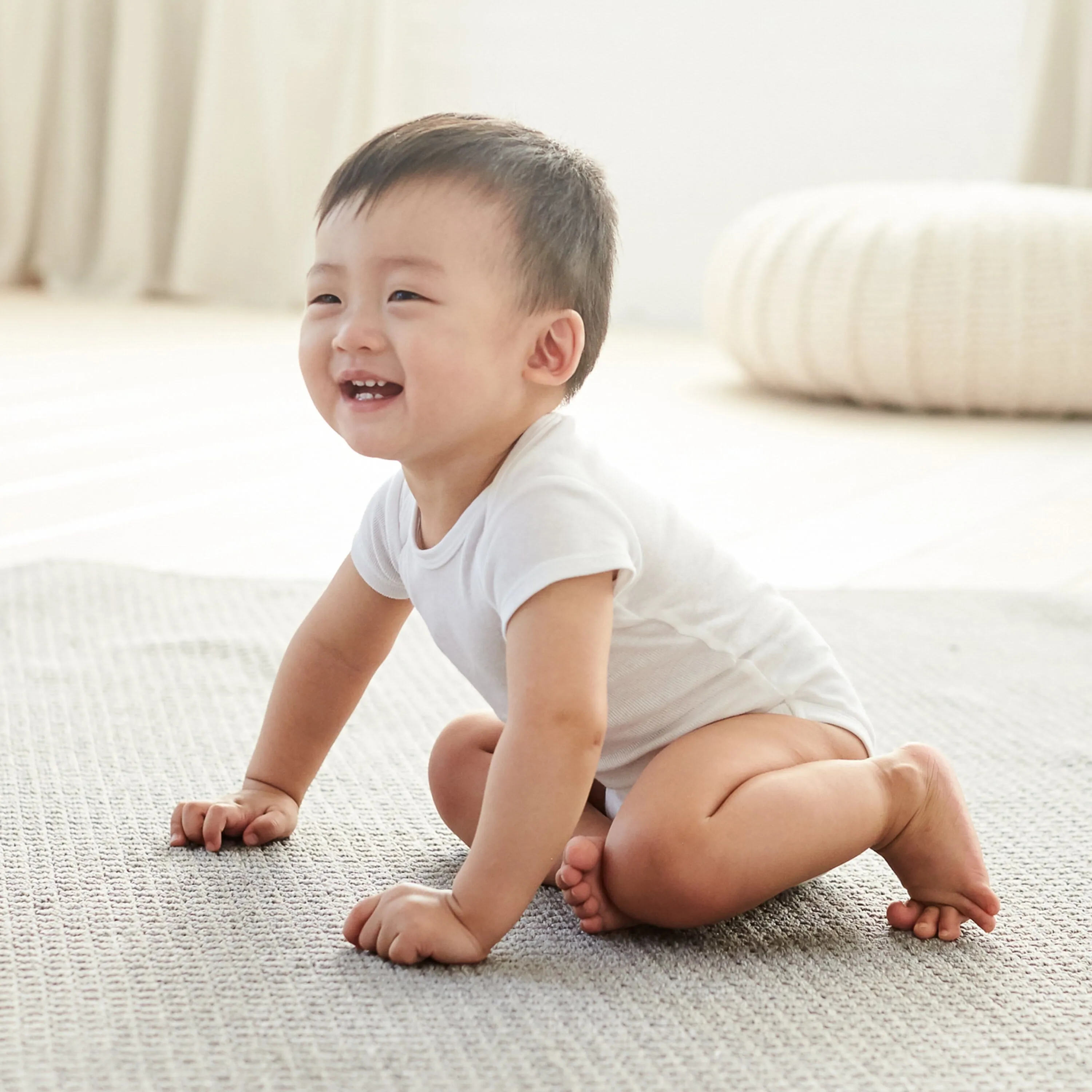 8-Pack Baby Neutral White Long and Short Sleeve Onesies Brand Bodysuits Gerber Childrenswea