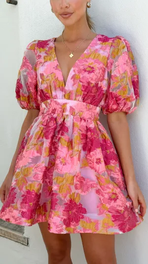Abel Mini Dress - Pink Billy J