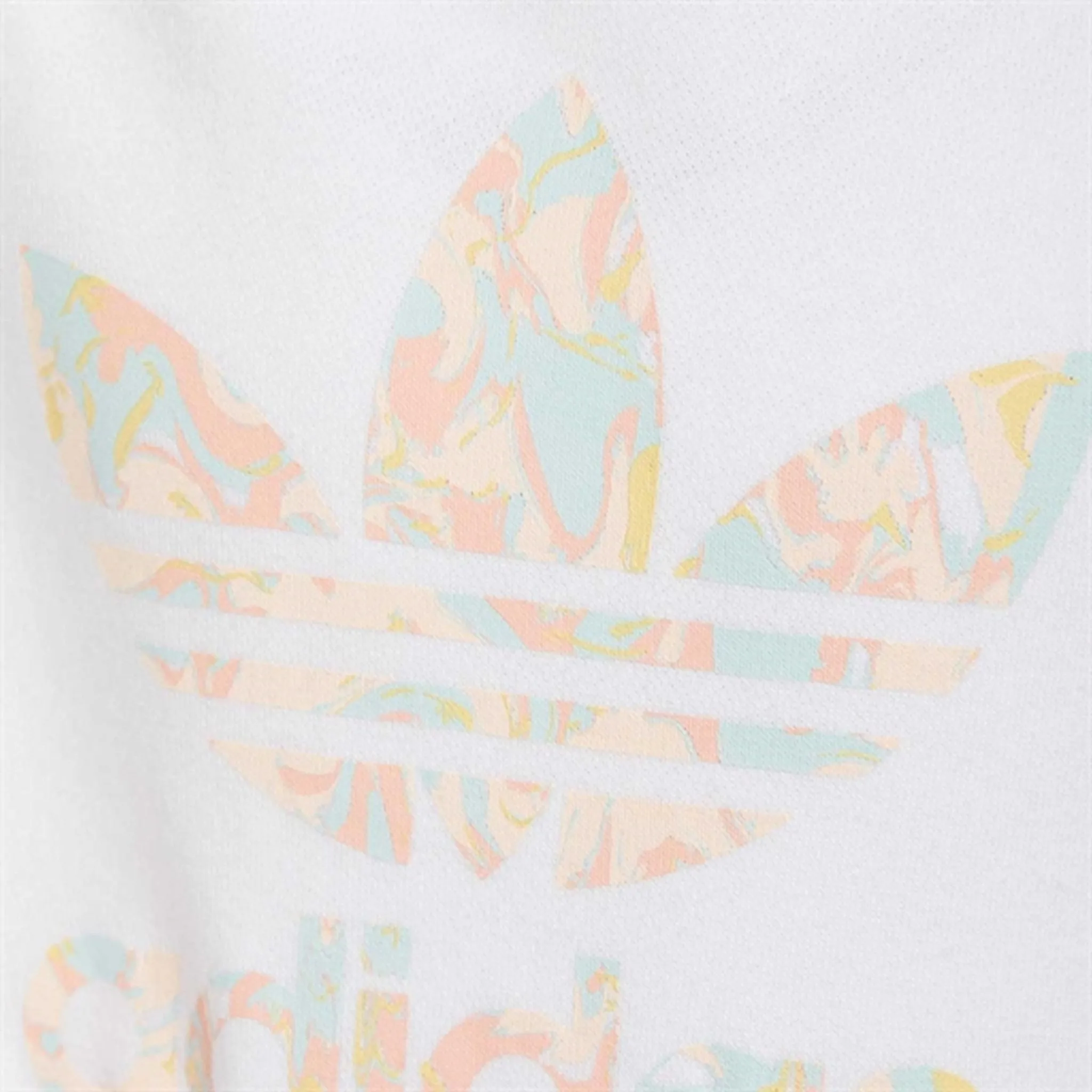 adidas Hoodie White/Hazel Coral Marble
