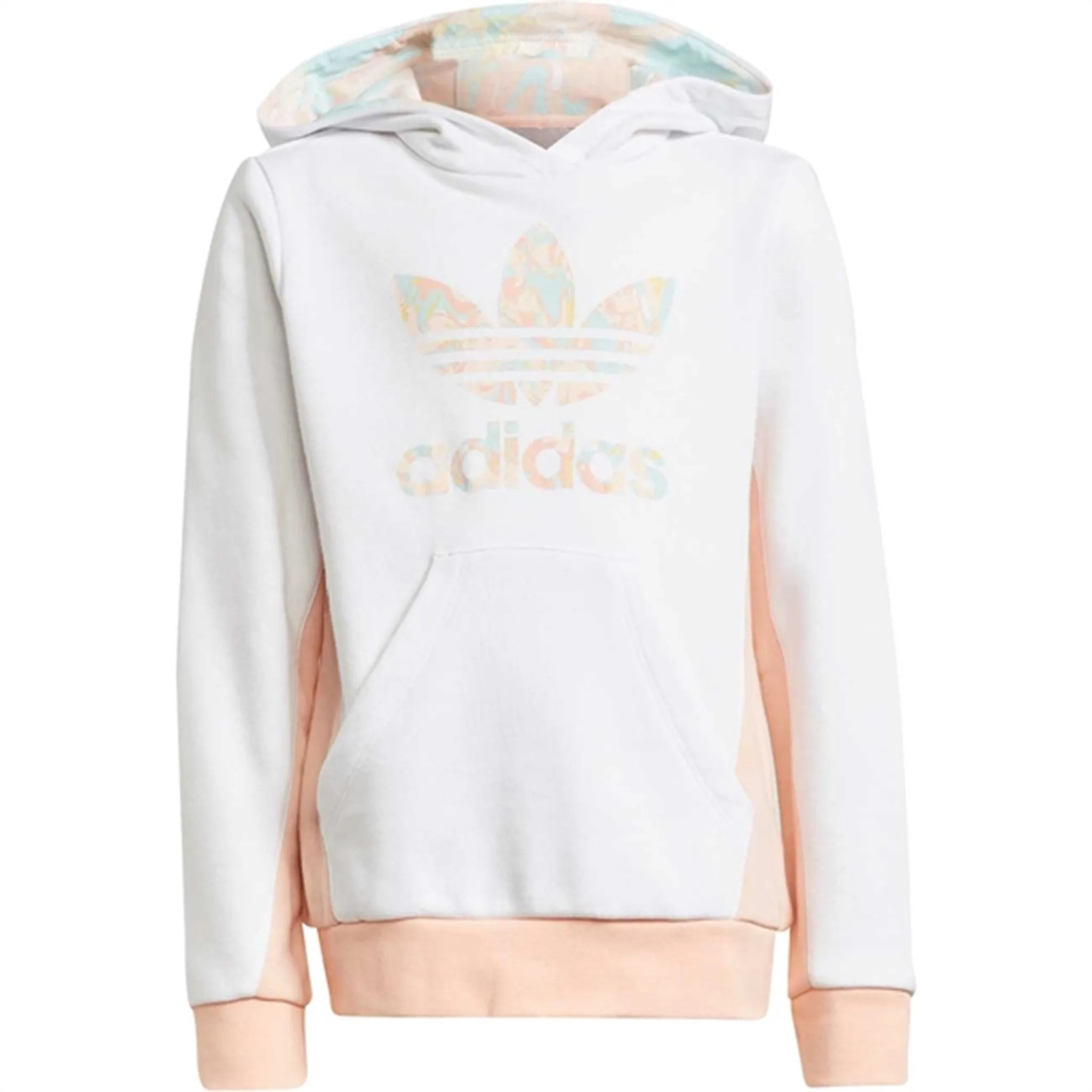 adidas Hoodie White/Hazel Coral Marble