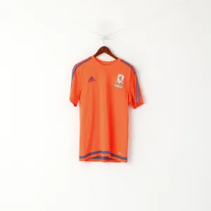 Adidas Men L Shirt Neon Orange England Middlesbrough Football Club Jersey Top