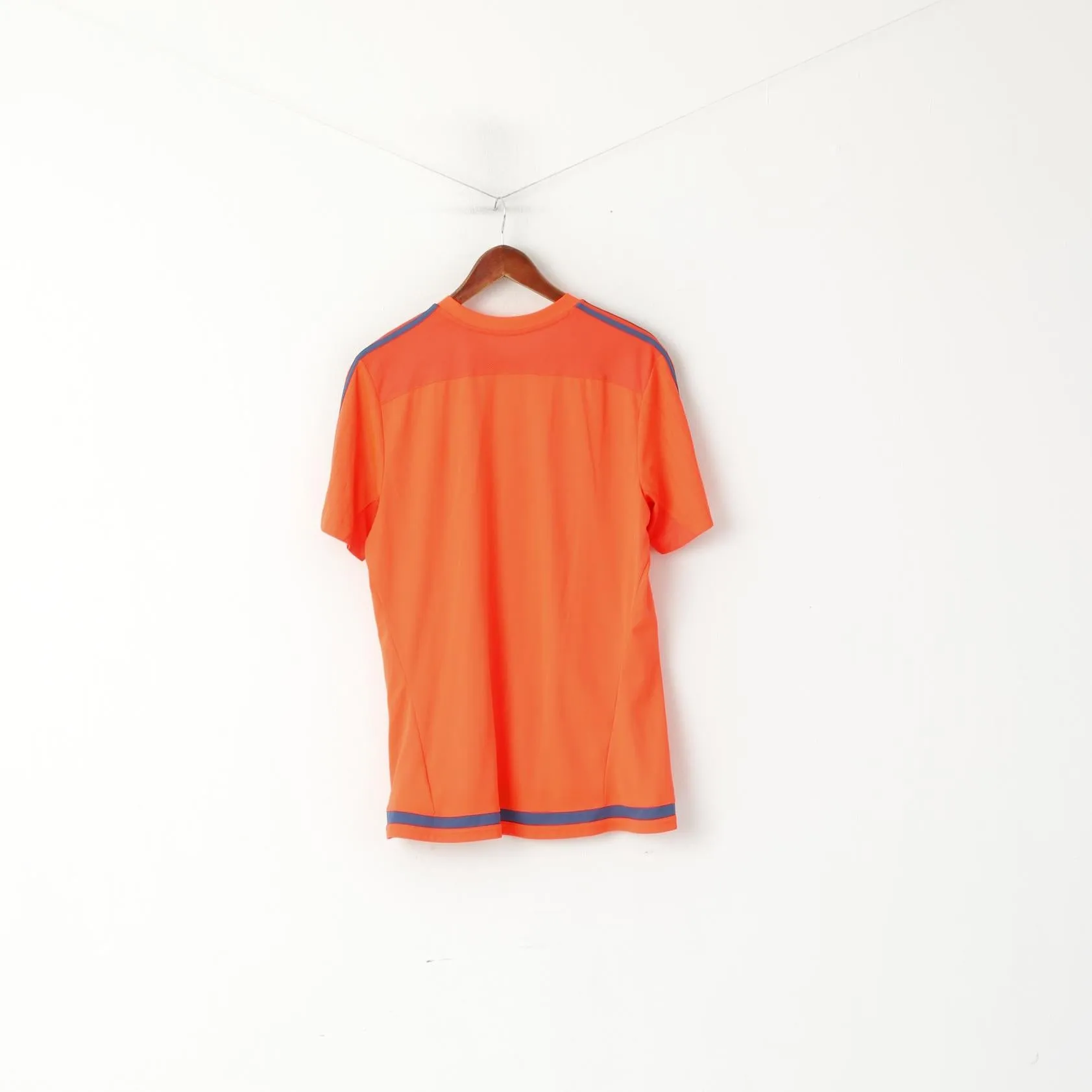 Adidas Men L Shirt Neon Orange England Middlesbrough Football Club Jersey Top