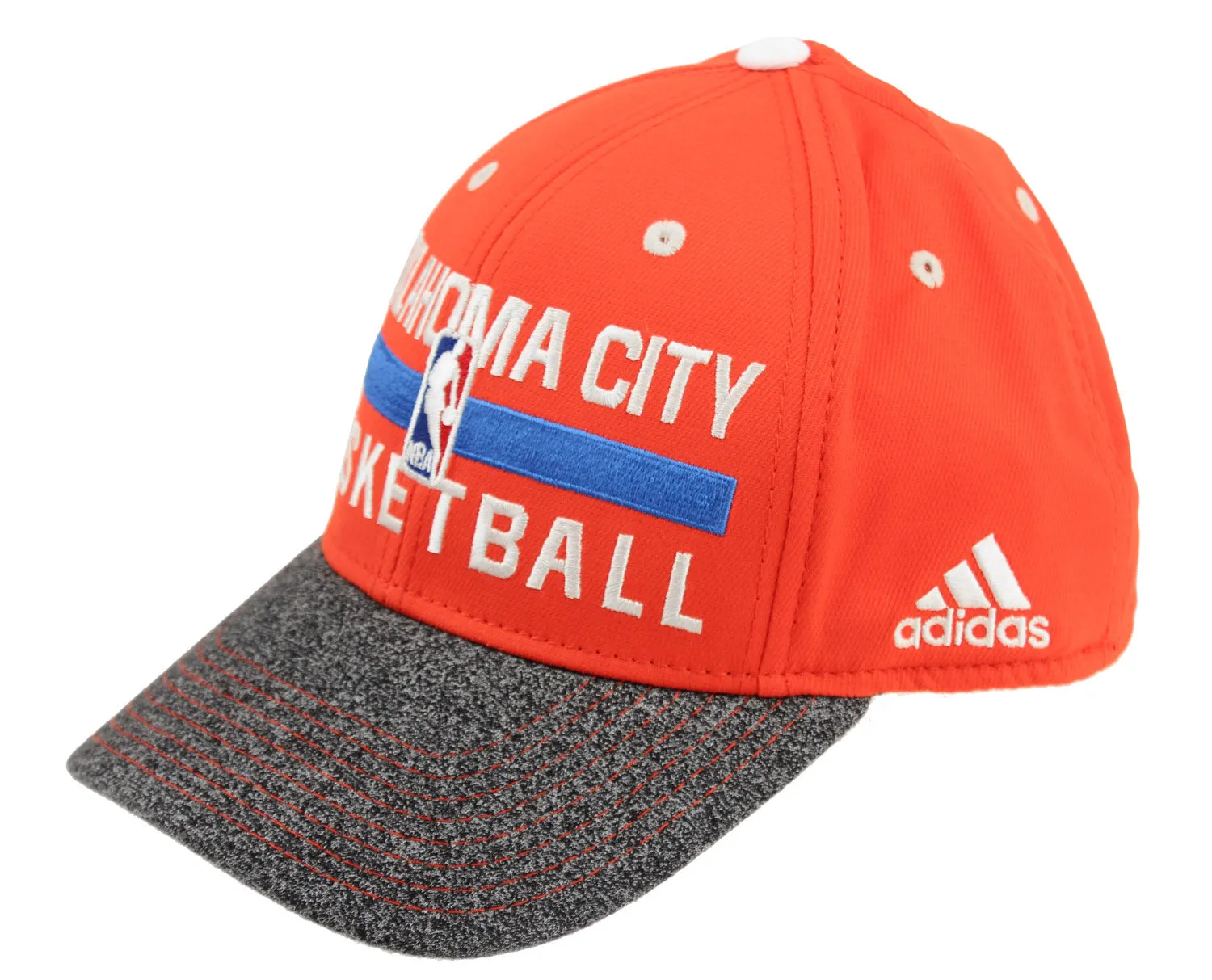 Adidas NBA Men's Oklahoma City Thunder Structured Flex Fit Hat