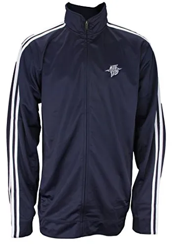 Adidas NBA Men's Tall Retro Golden State Warriors Full Zip Track Jacket, Navy