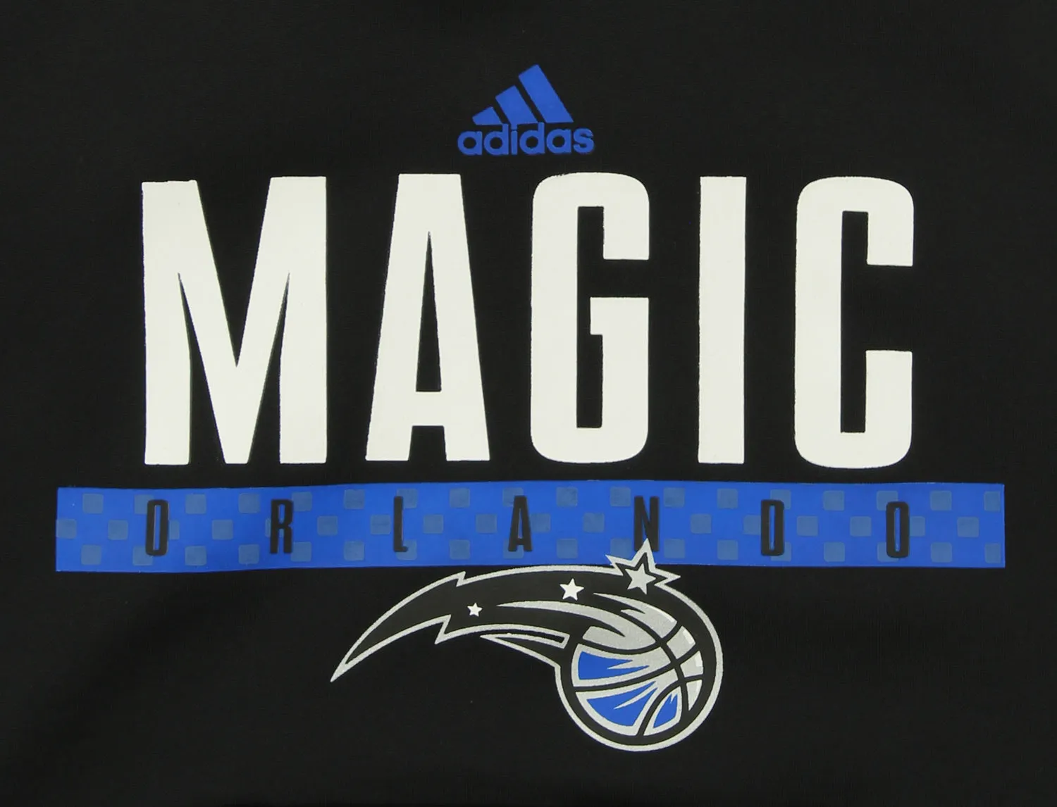 Adidas NBA Youth Orlando Magic Pullover Playbook Hood, Black