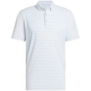 adidas Ultimate365 Stripe Polo Shirt - Wonder Blue/White
