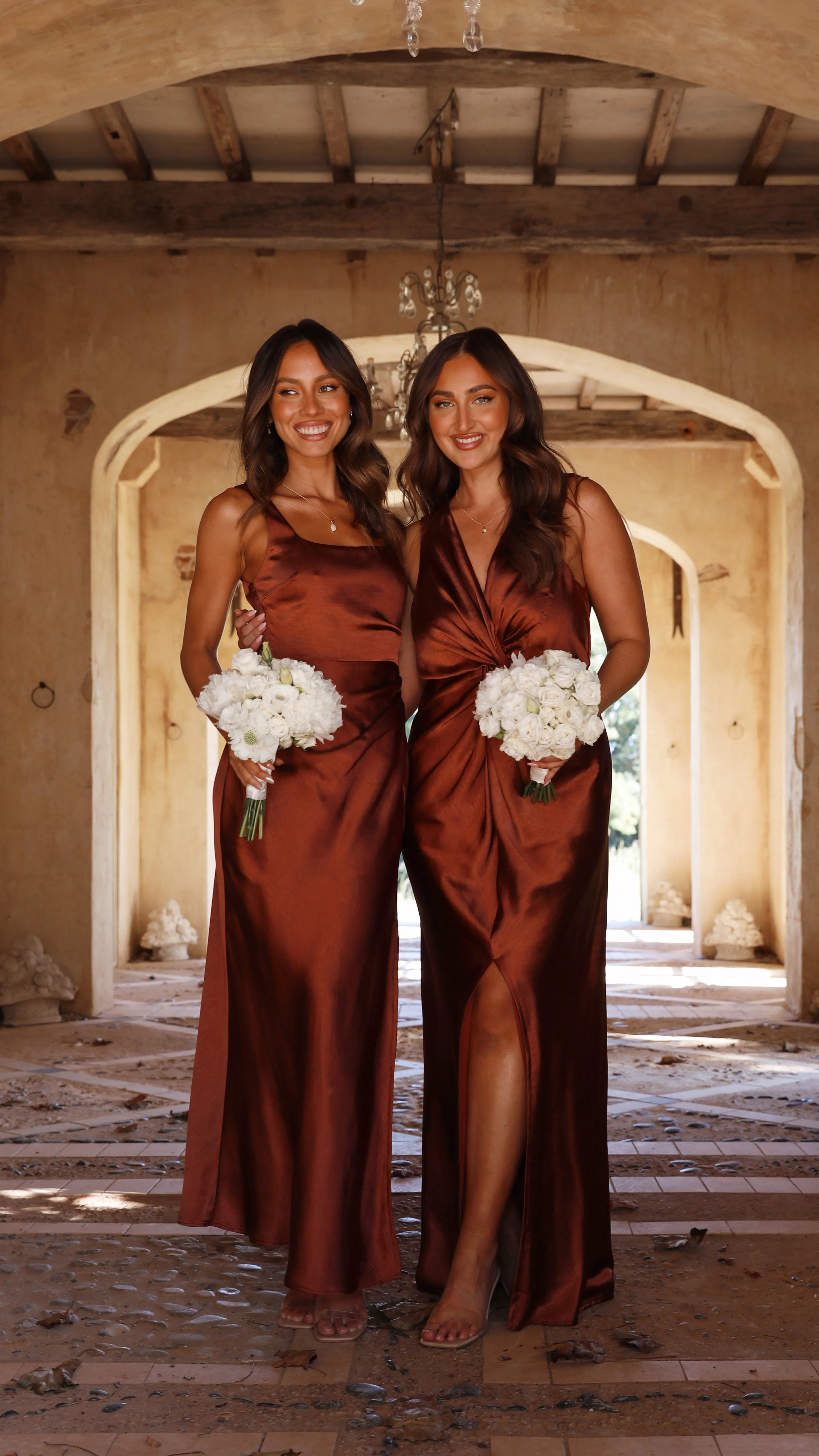 Alaria Maxi Dress - Rust Billy J