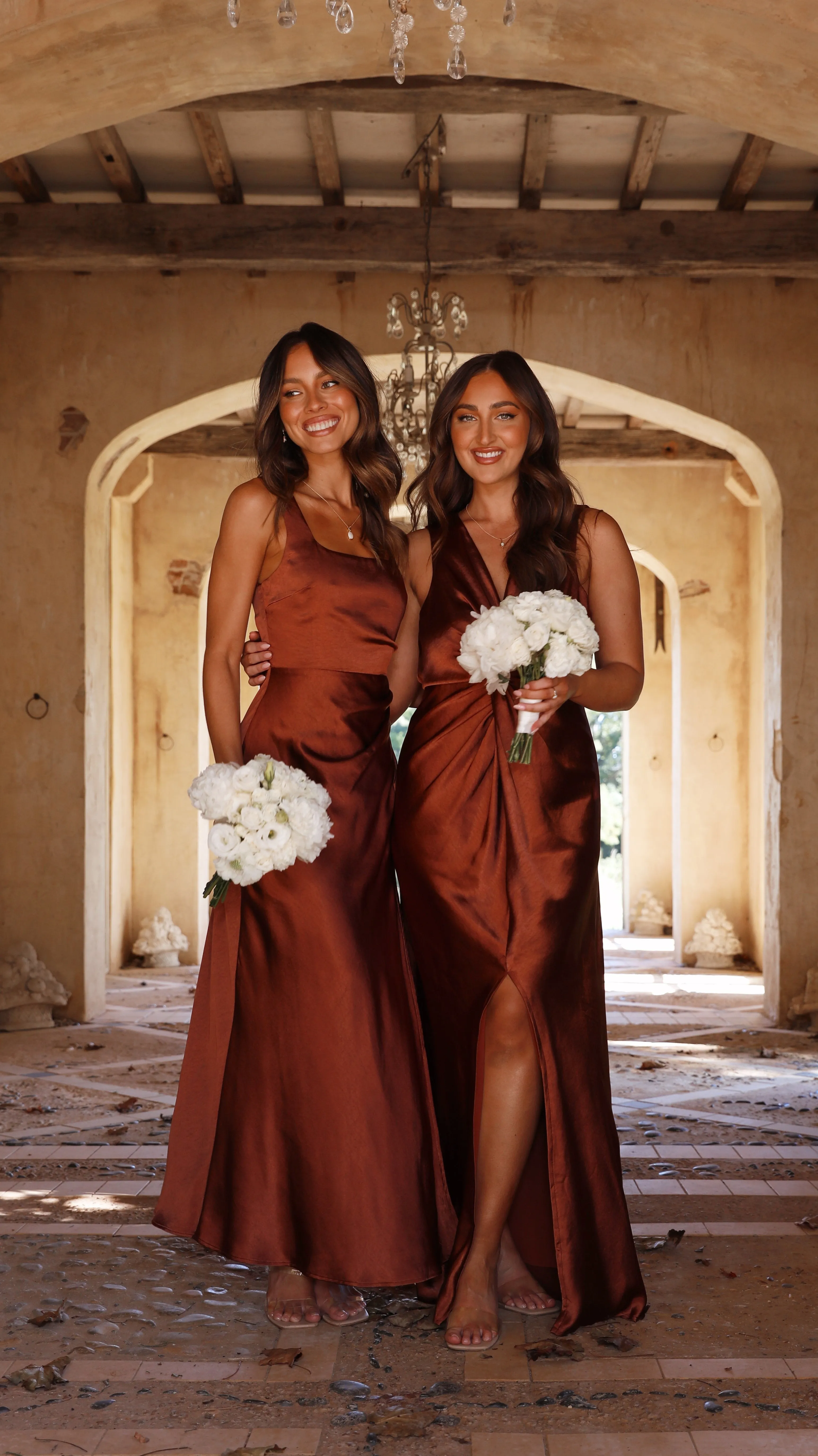 Alaria Maxi Dress - Rust Billy J