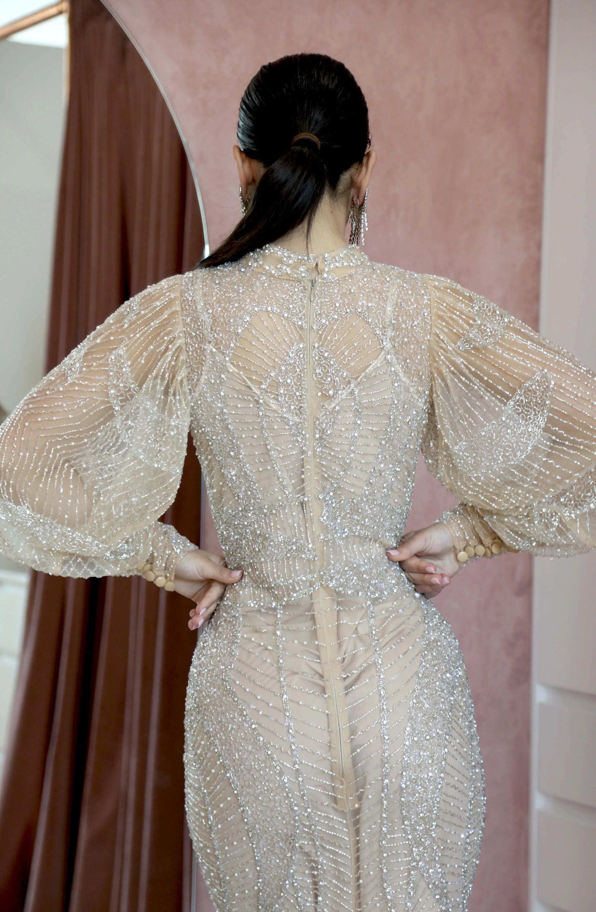 Allure Beaded Midi by HSH