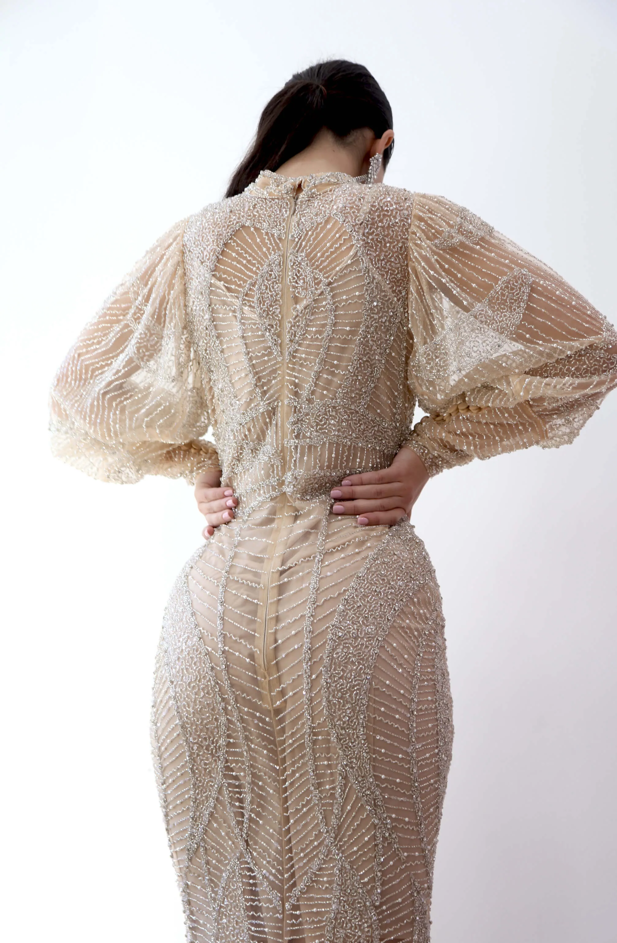 Allure Beaded Midi by HSH