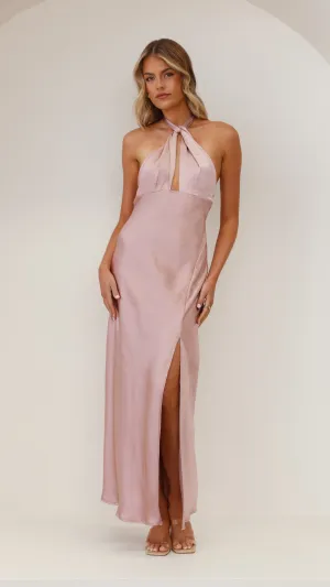 Amalia Maxi Dress - Dusty Pink Billy J