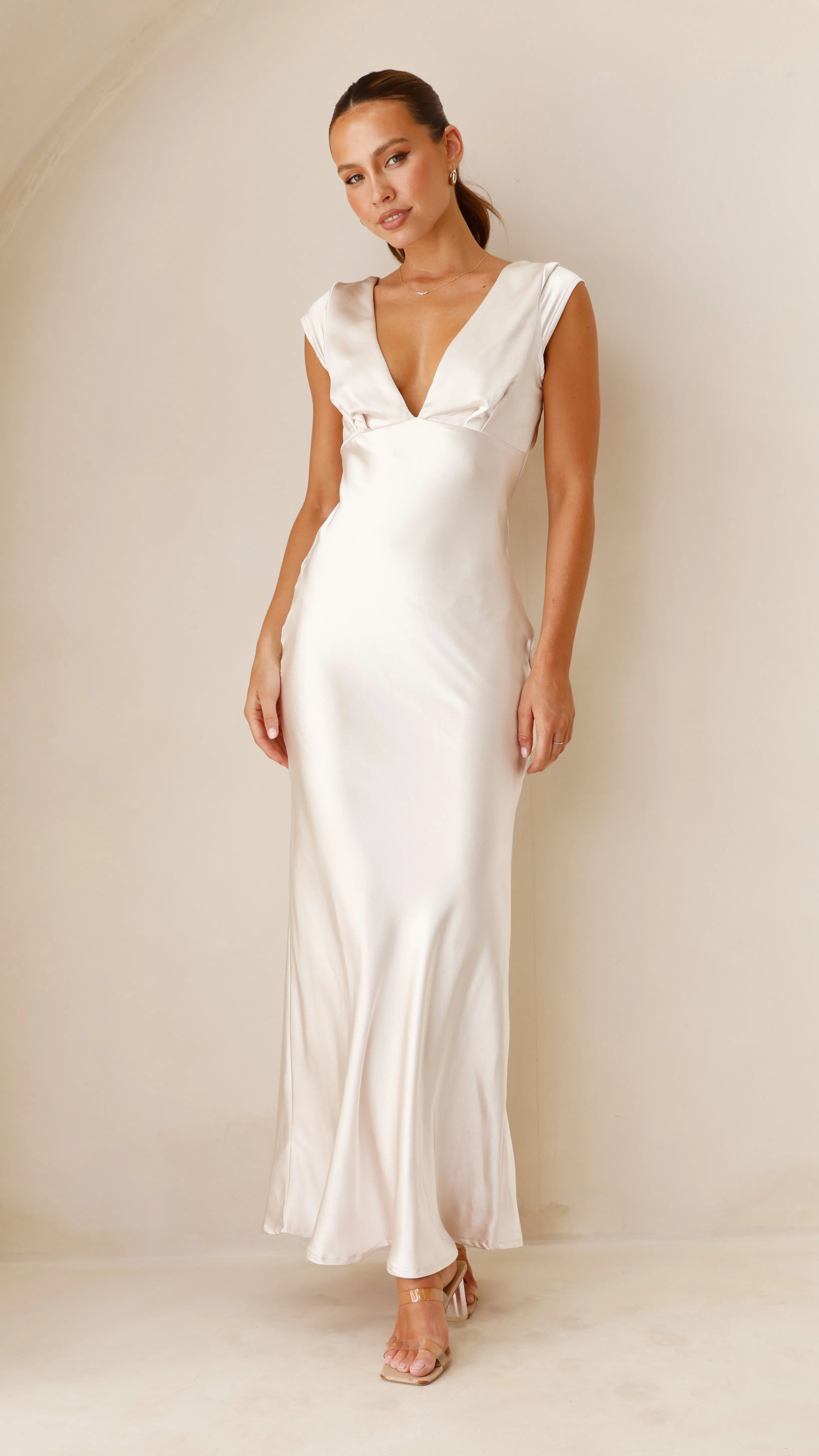 Amelia Maxi Dress - Champagne Billy J