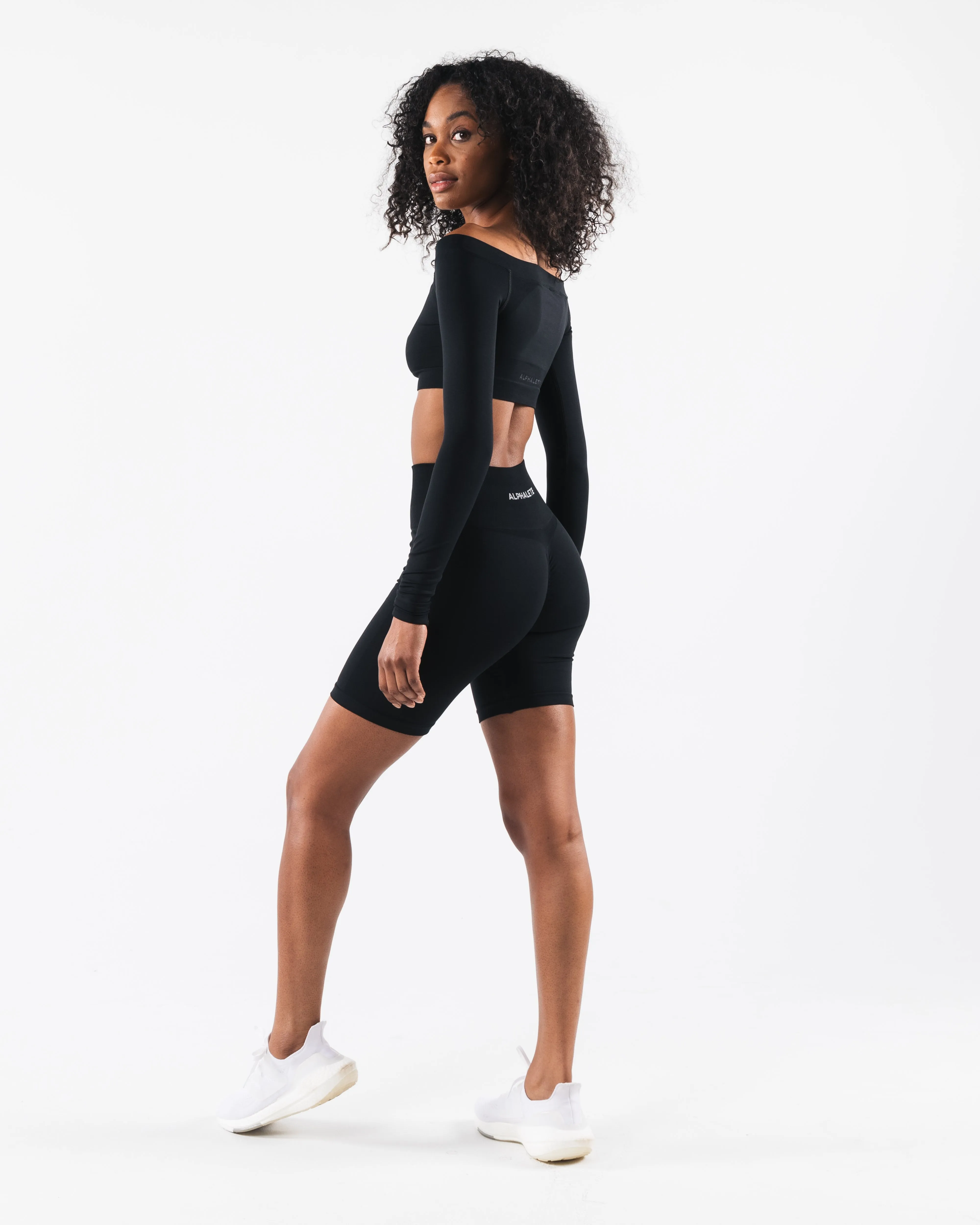 Amplify Halley LS - Black Alphalete Athletics
