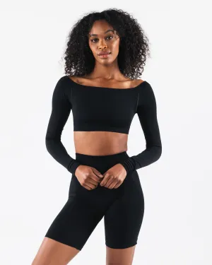 Amplify Halley LS - Black Alphalete Athletics